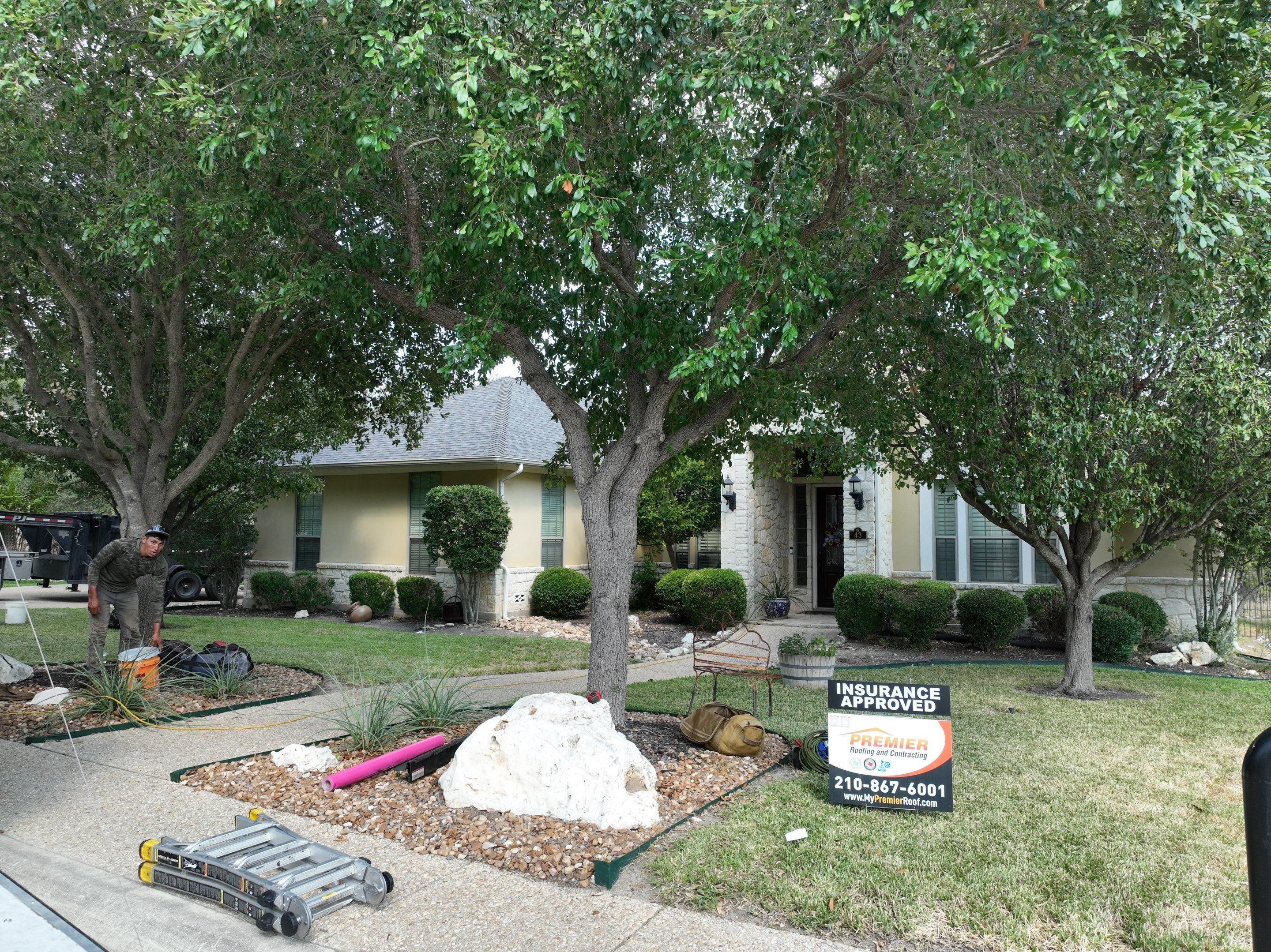 Residential Roof Replacement using Owens Corning Duration Designer 30 Year Laminate Shingle  by Premier Roofing and Contracting