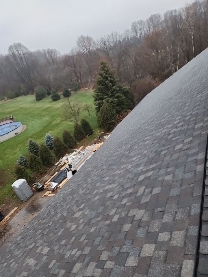 Residential Roof Replacement with GAF HDZ Shingles in Sheboygan, WI by Gellings Roofing & Siding