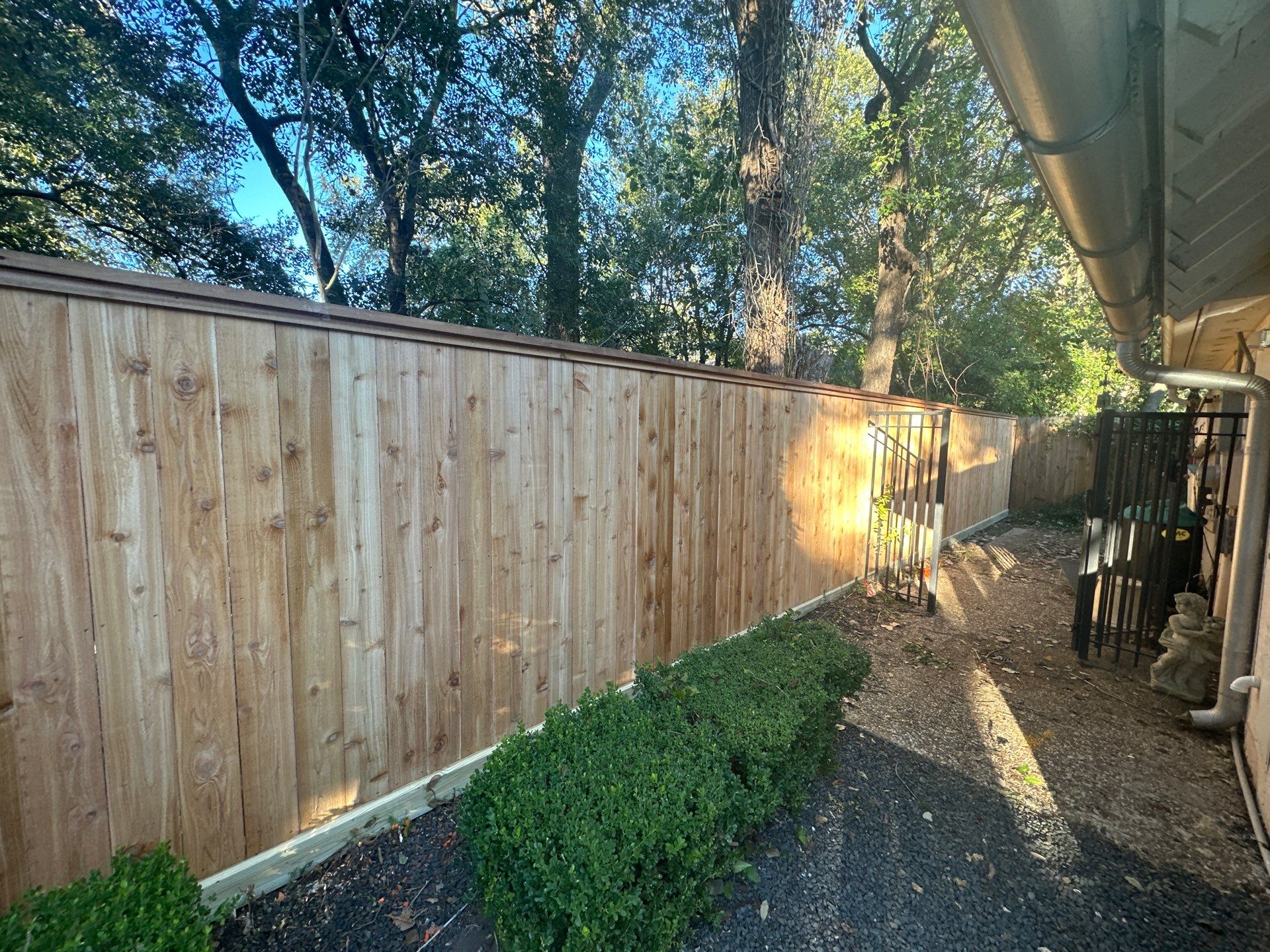 Fence Installation for Poolside Paradise by Tim's Fences
