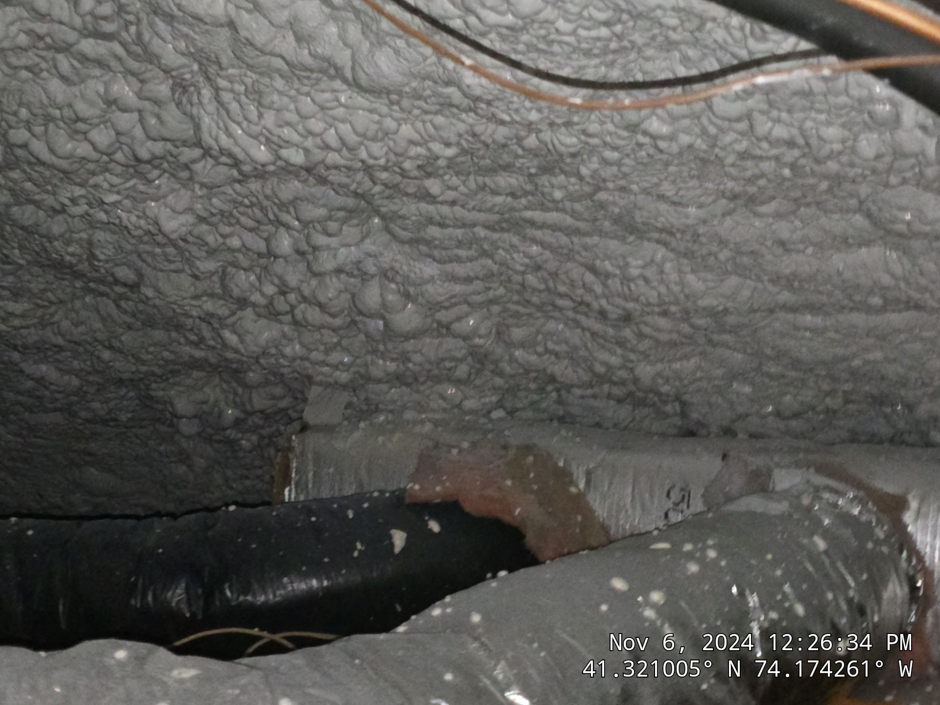 Attic Insulation using open cell spray foam by NYS Foam & Energy