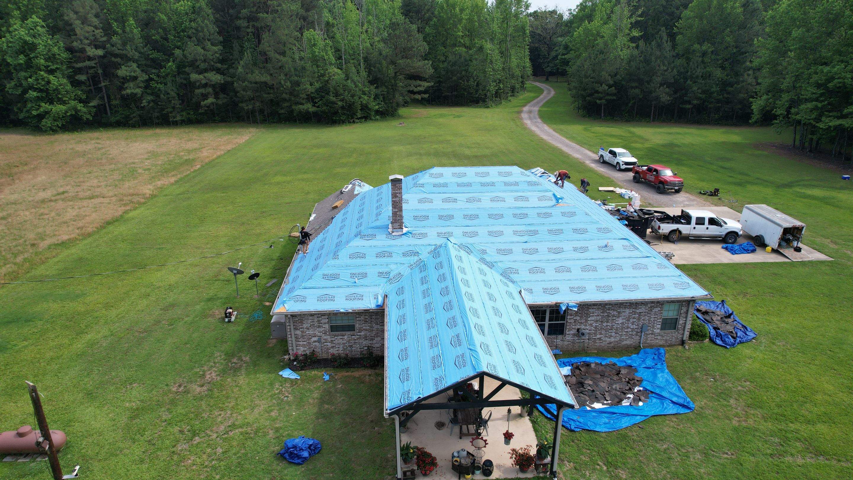 Storm Restoration Reroof: 40 Year Impact Rated Architectural Shingles by Hostetler Roofing