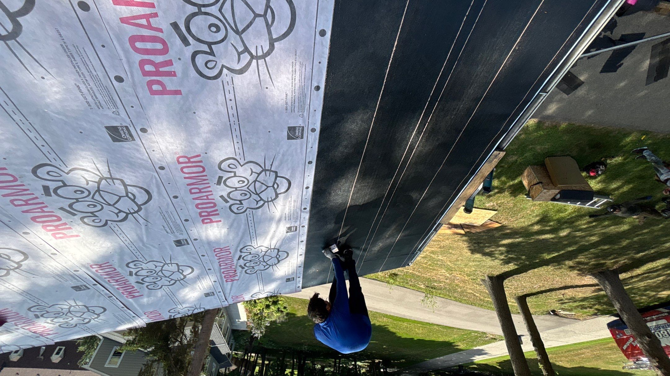 Roof Replacement using Owens Corning Onyx Black by 180 Contractors