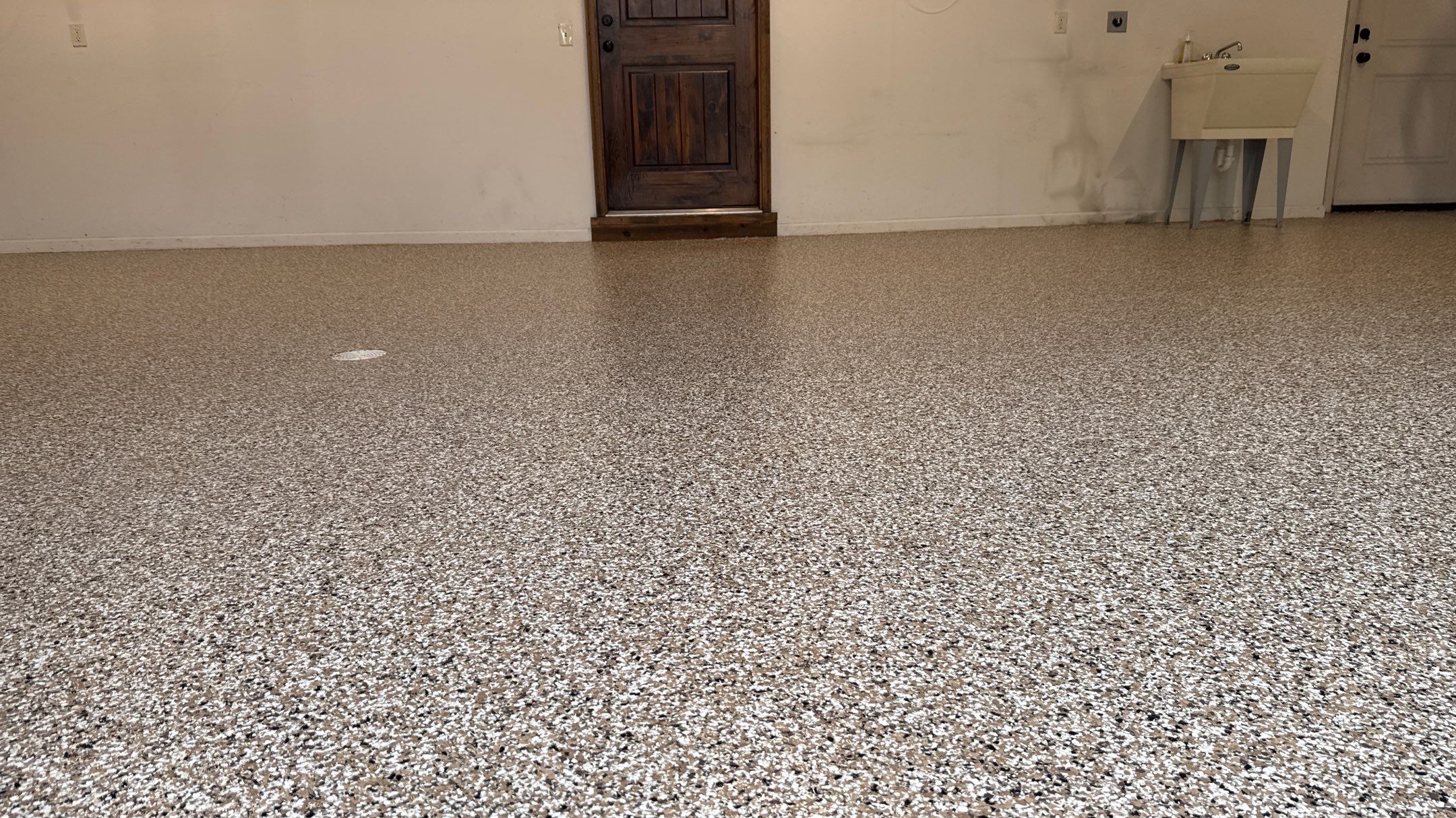 Chekc out this Bean Flake Floor  by Banner Garage
