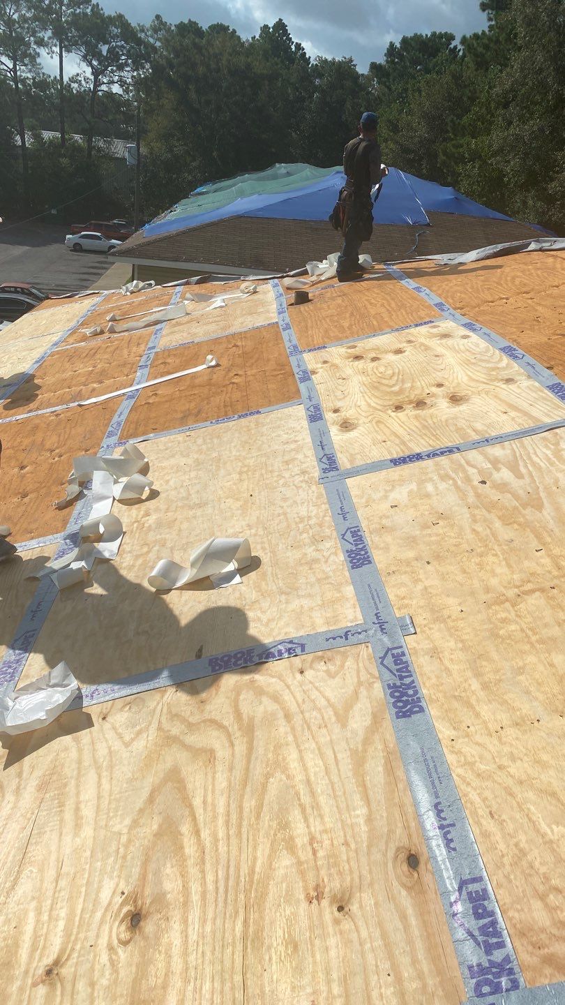 Commercial Roofing Installation using Roof Replacement by American Roofing & Construction LLC
