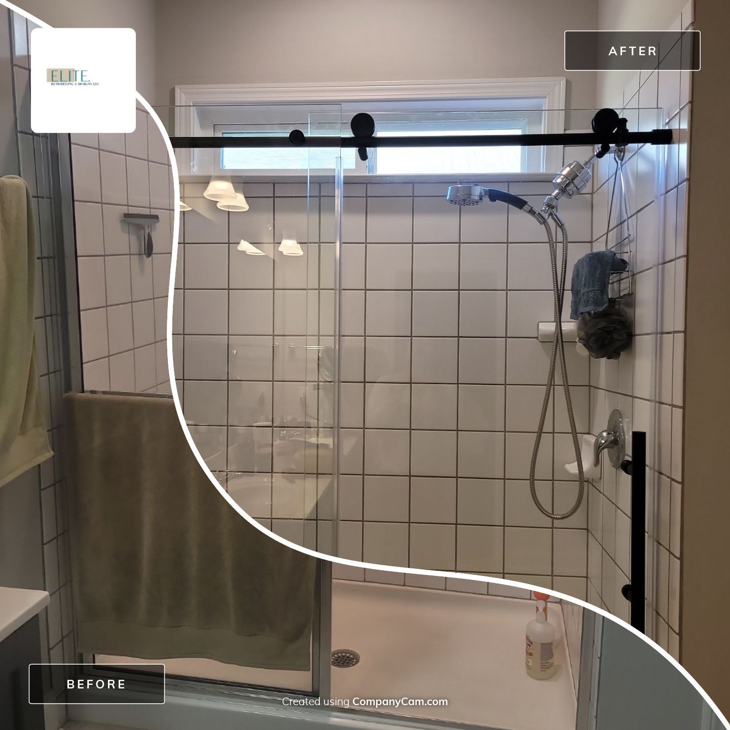 Holly Springs Budget Bathroom Refresh – Small Change, Stunning Impact by Elite Remodeling and Design LLC