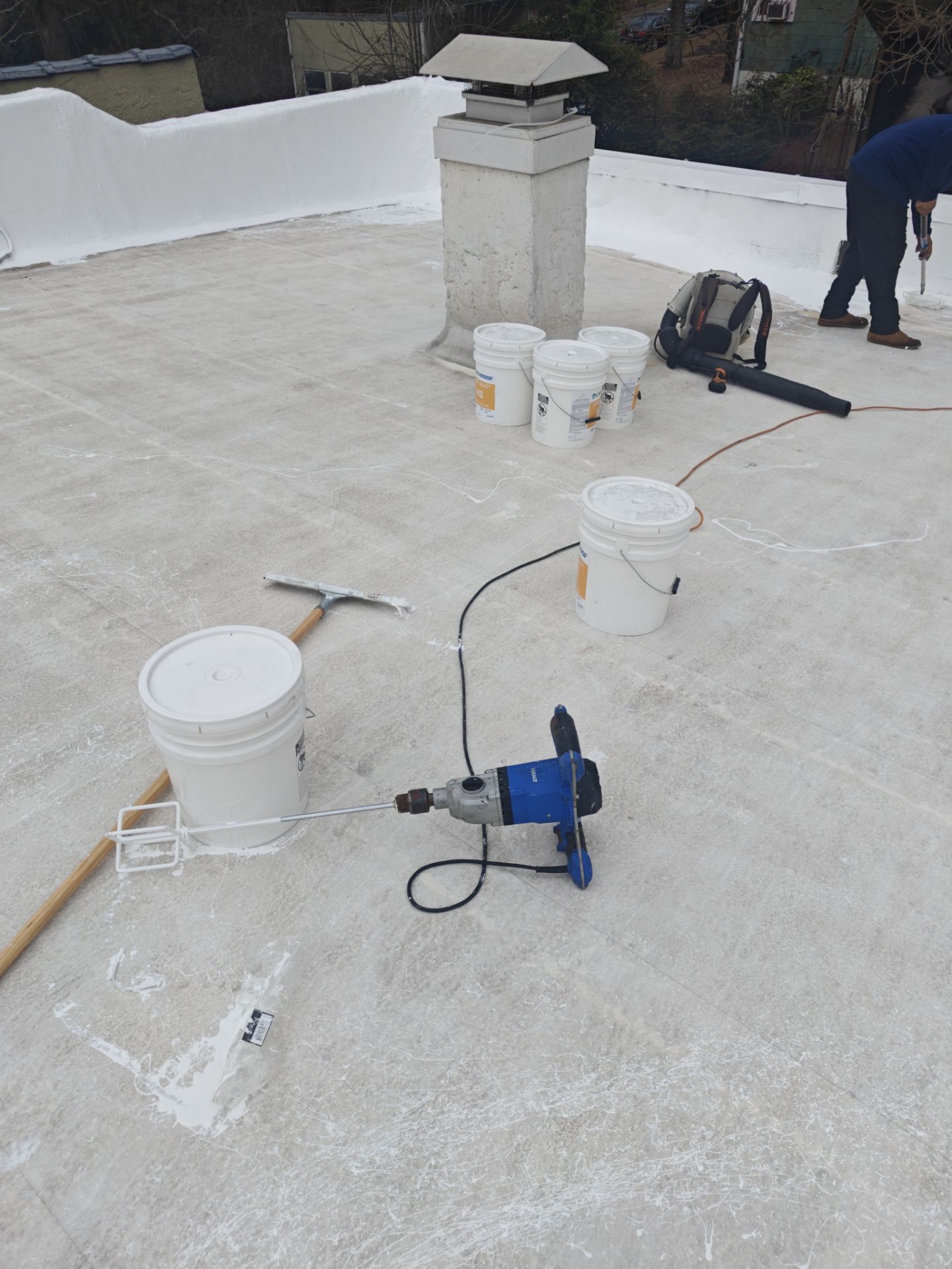 Flat Roof Restoration in Birmingham by NANOROOF Alabama