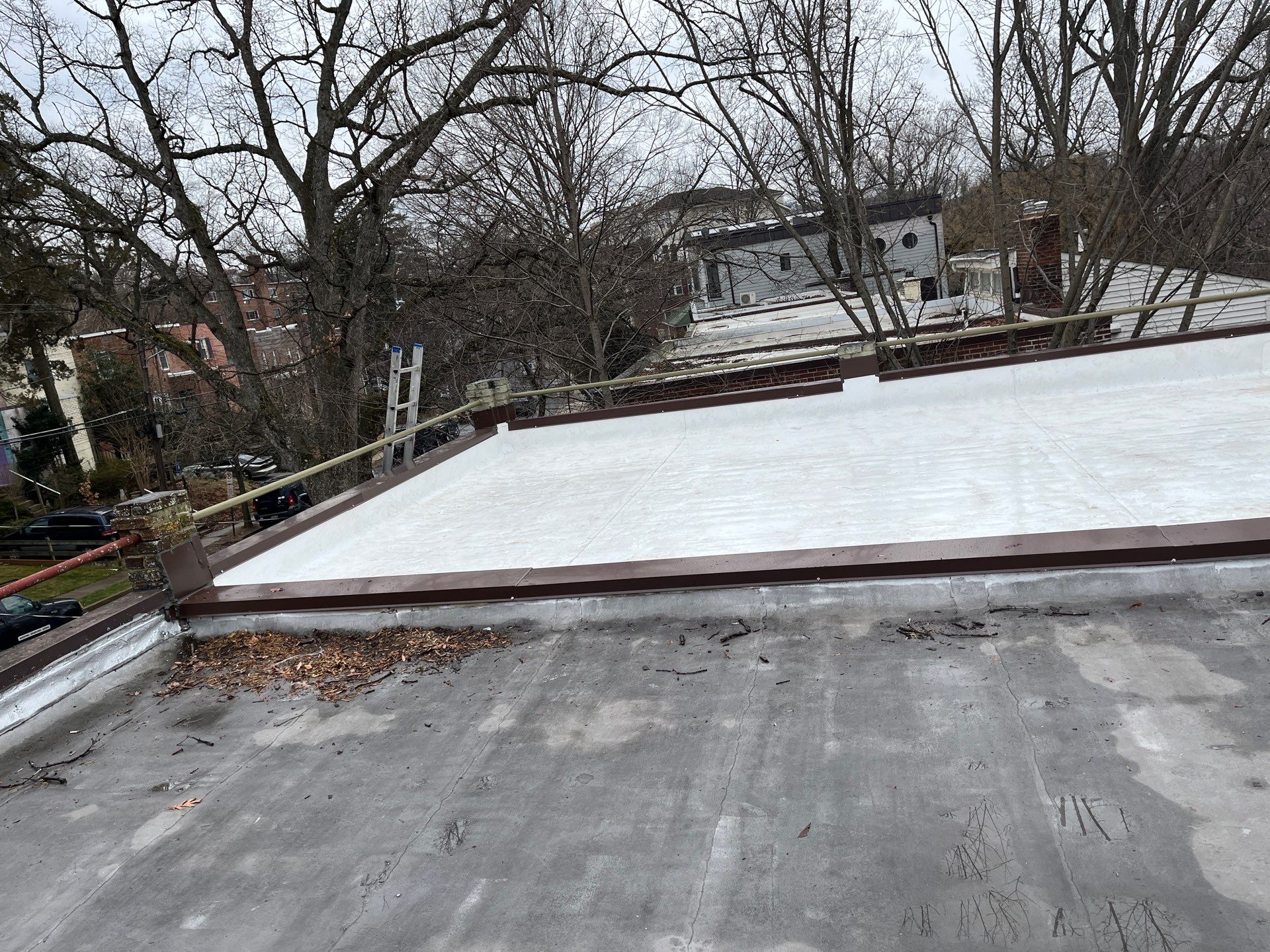 Arlington Flat TPO Roof Installation by RM Banning, Inc.