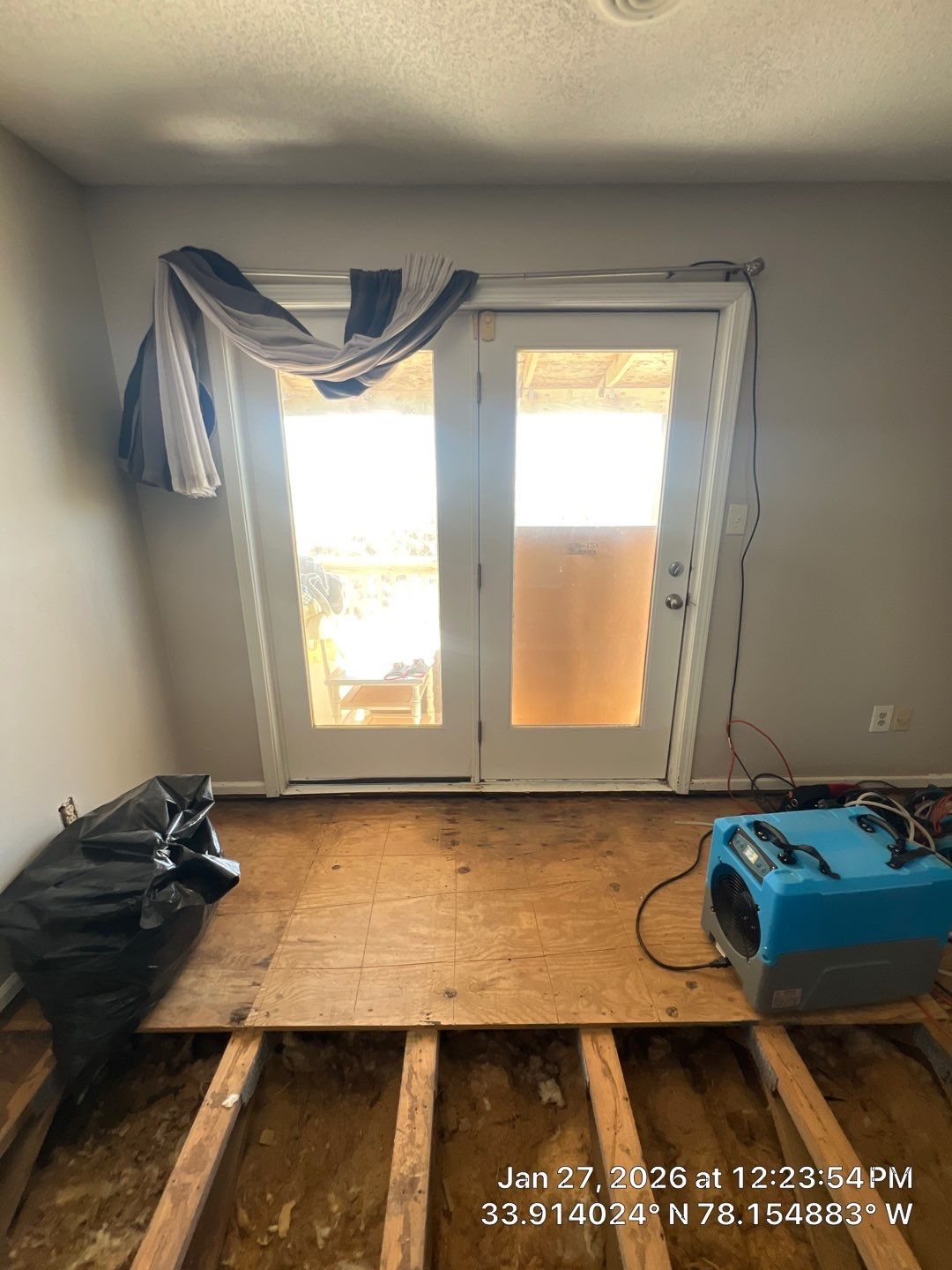Caving Floors - LVP Structural Floor Repair in Oak Island, NC by Licensed General Contractor by RGR Construction and Roofing, LLC