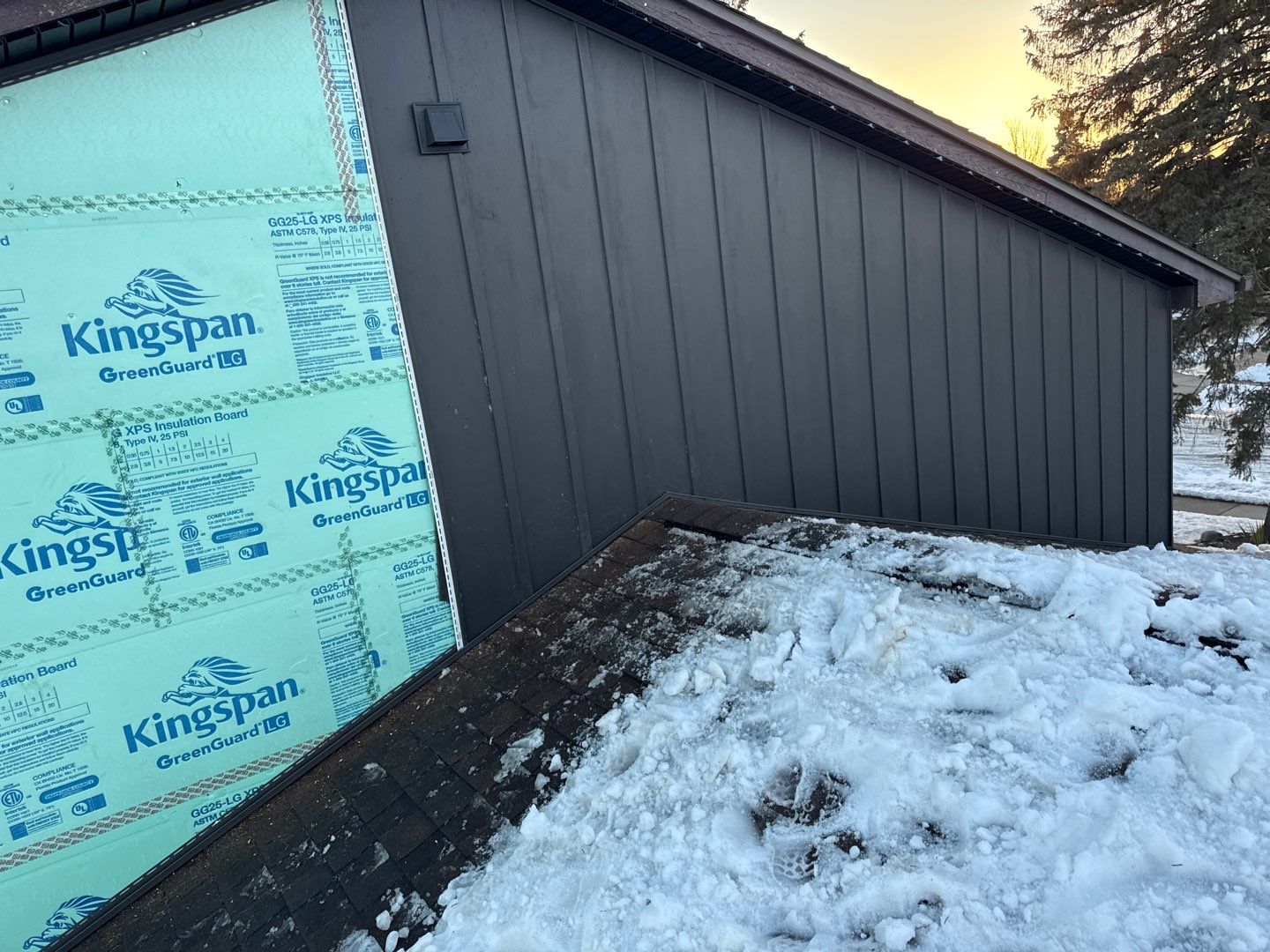 Siding Replacement using Ascend S12" Board & Batten by 180 Contractors