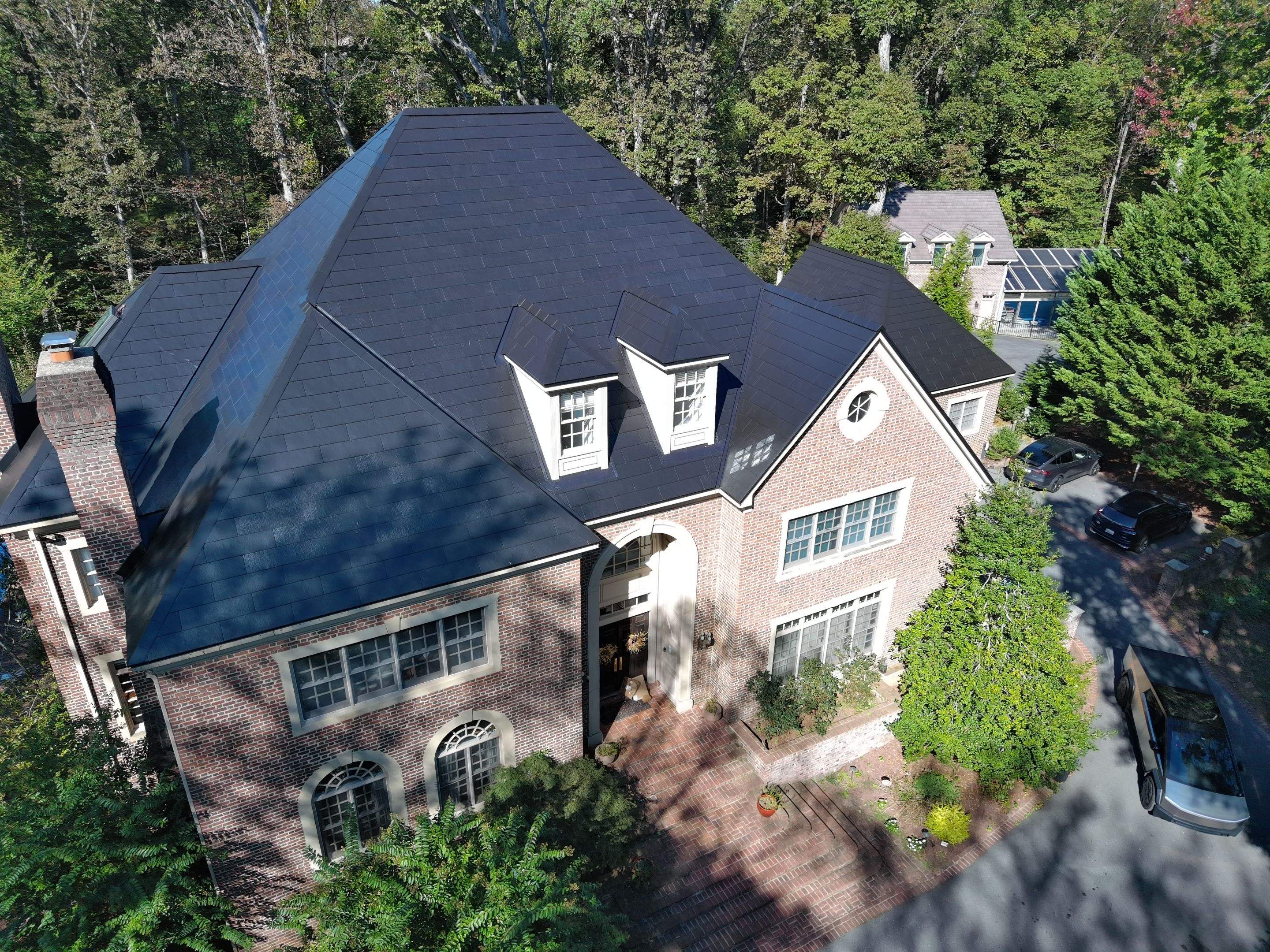 Extravagant Tesla Solar Roof in Maryland by American Home Contractors