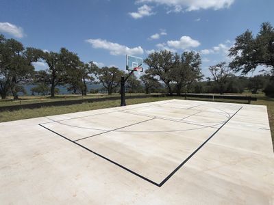 Court in Park on Lake Travis