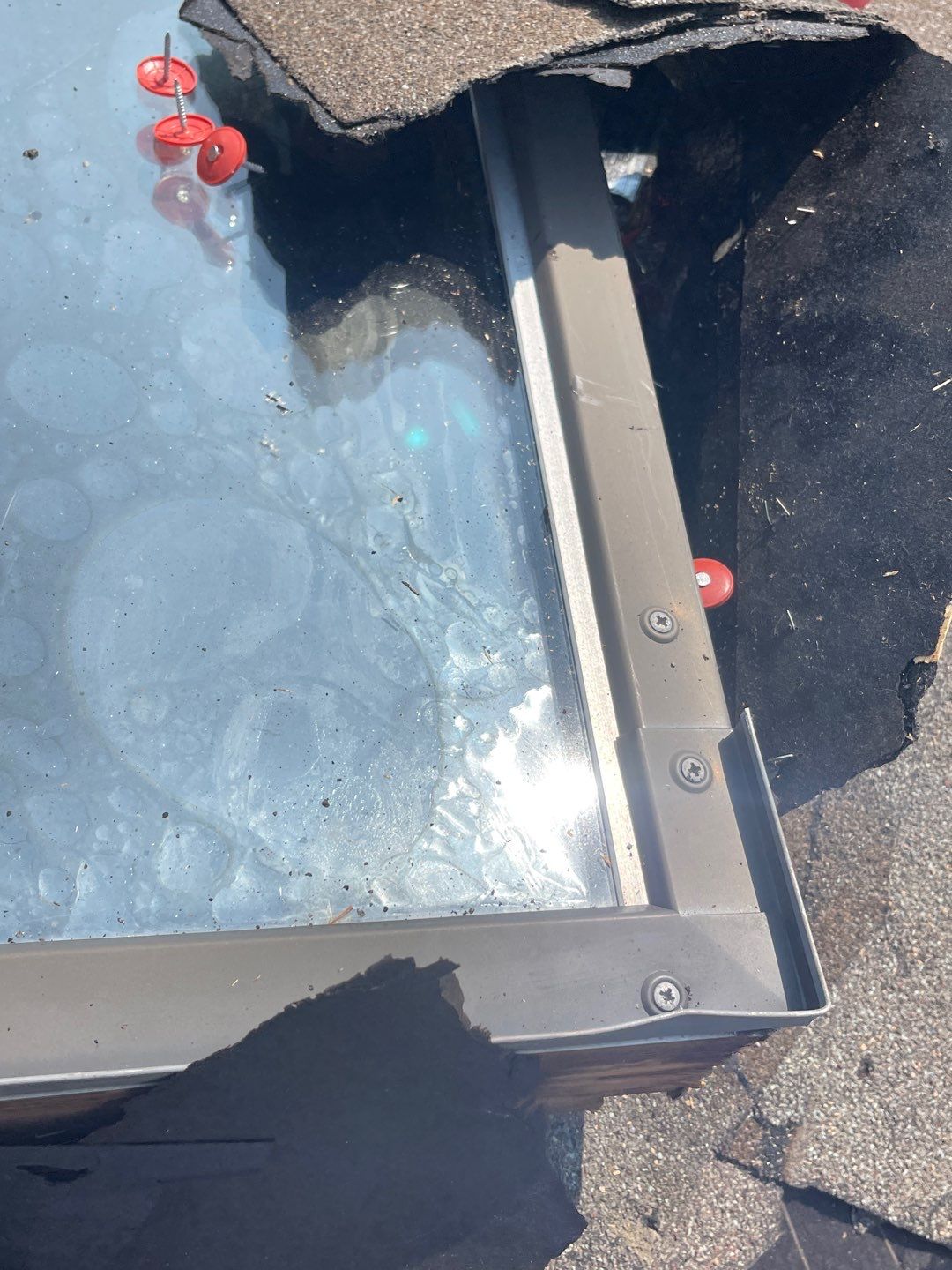 Tornado damage in Whiteland. Roof replacement, James Hardie siding, exterior paint, gutters, windows, doors by 317 Roofing & Restorations