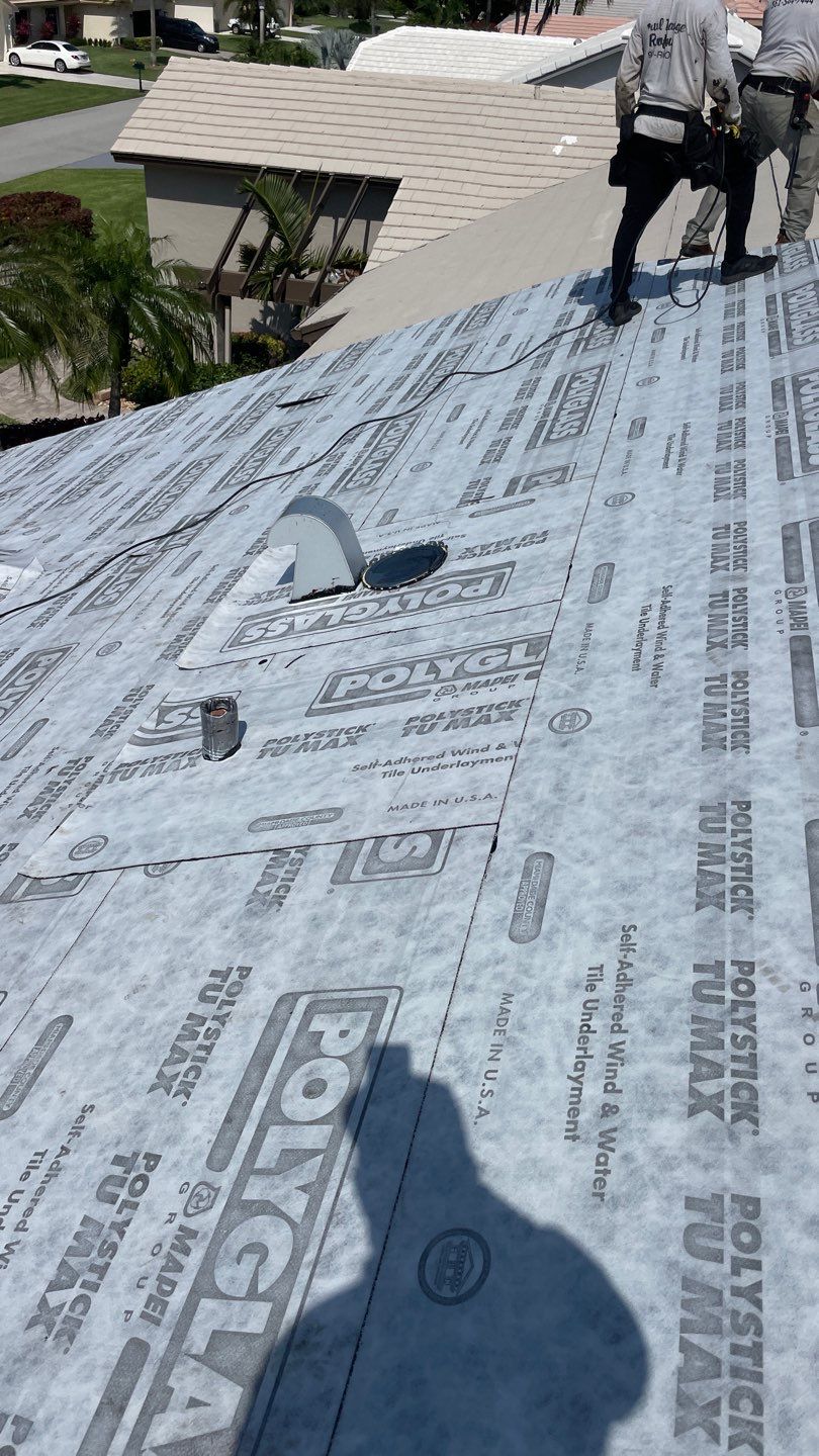 Residential Roofing Installation using Eagle Roofing Tile by BLUES BROTHERS ROOFING