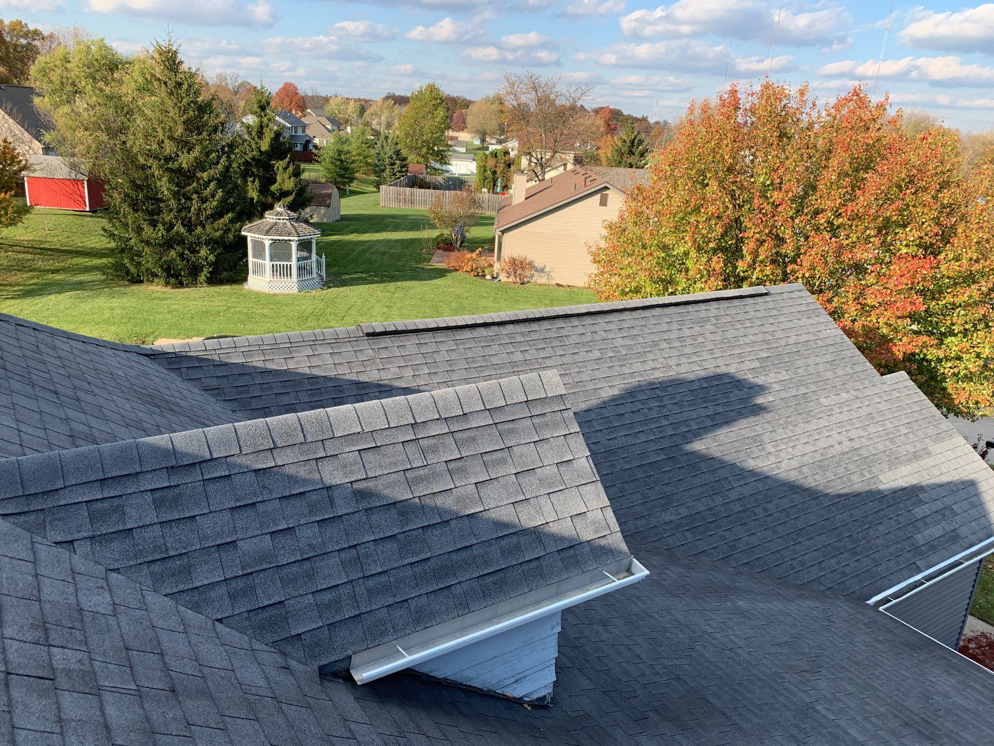 Black Frost Exposed Fastener Metal Roof in Fort Wayne, Indiana by 4Ever Metal Roofing