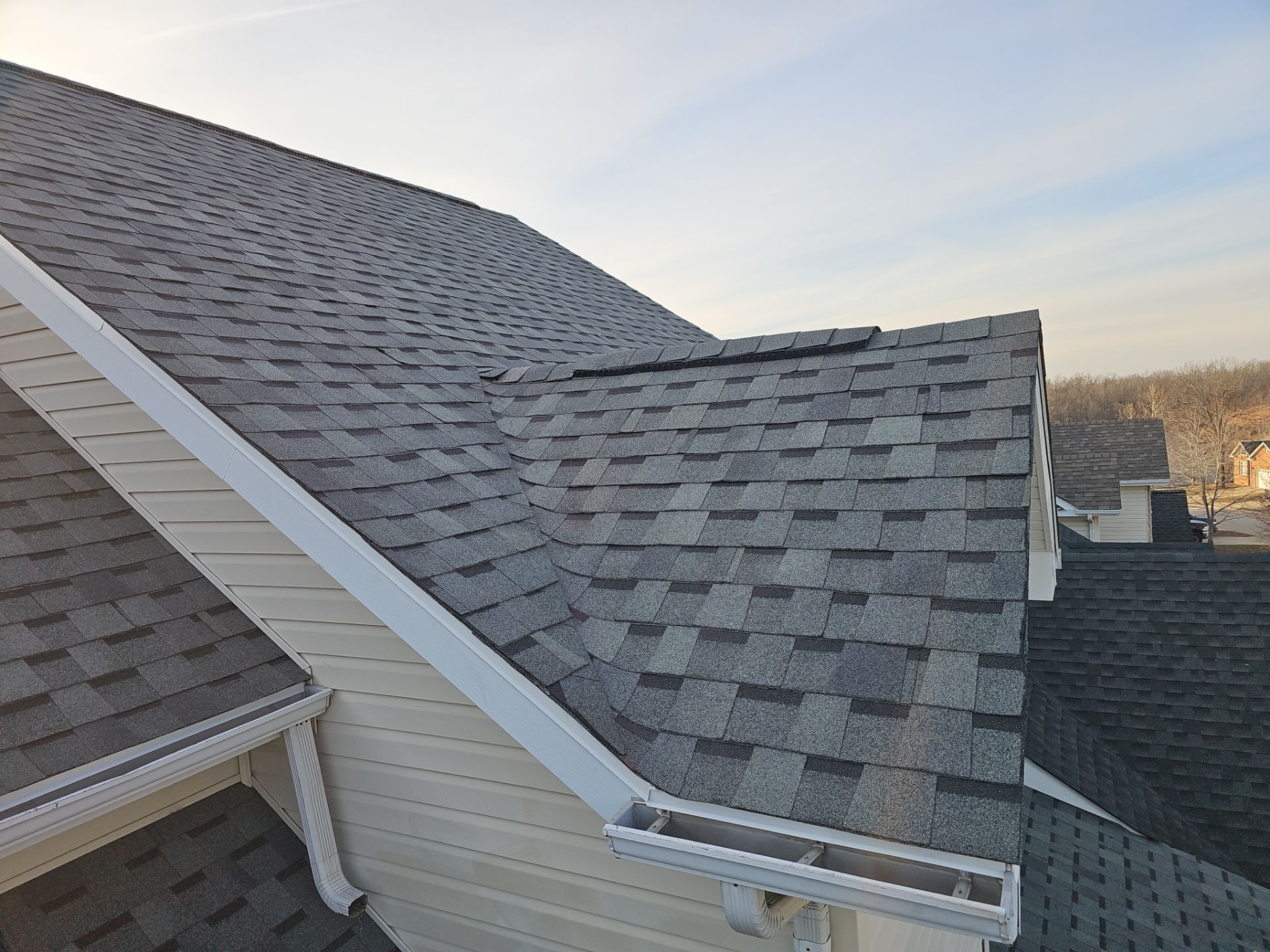 Residential Roofing Install - Atlas Pinnacle Pristine Shingle - Color Hearthstone by Titan Commercial & Residential Roofing 