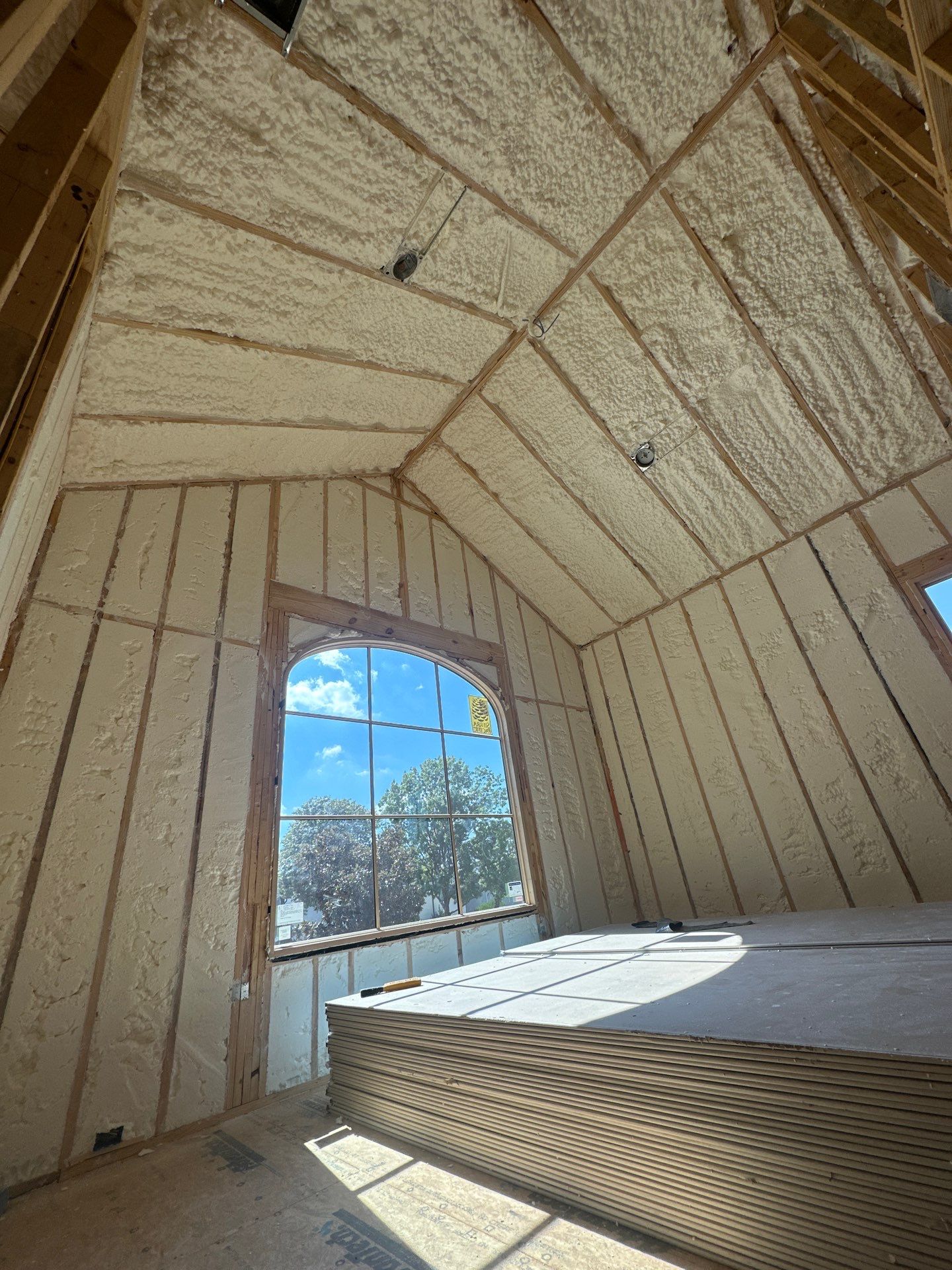 Another beautiful custom home in Dallas fully encapsulated ✔️ by Apex Insulation Solutions