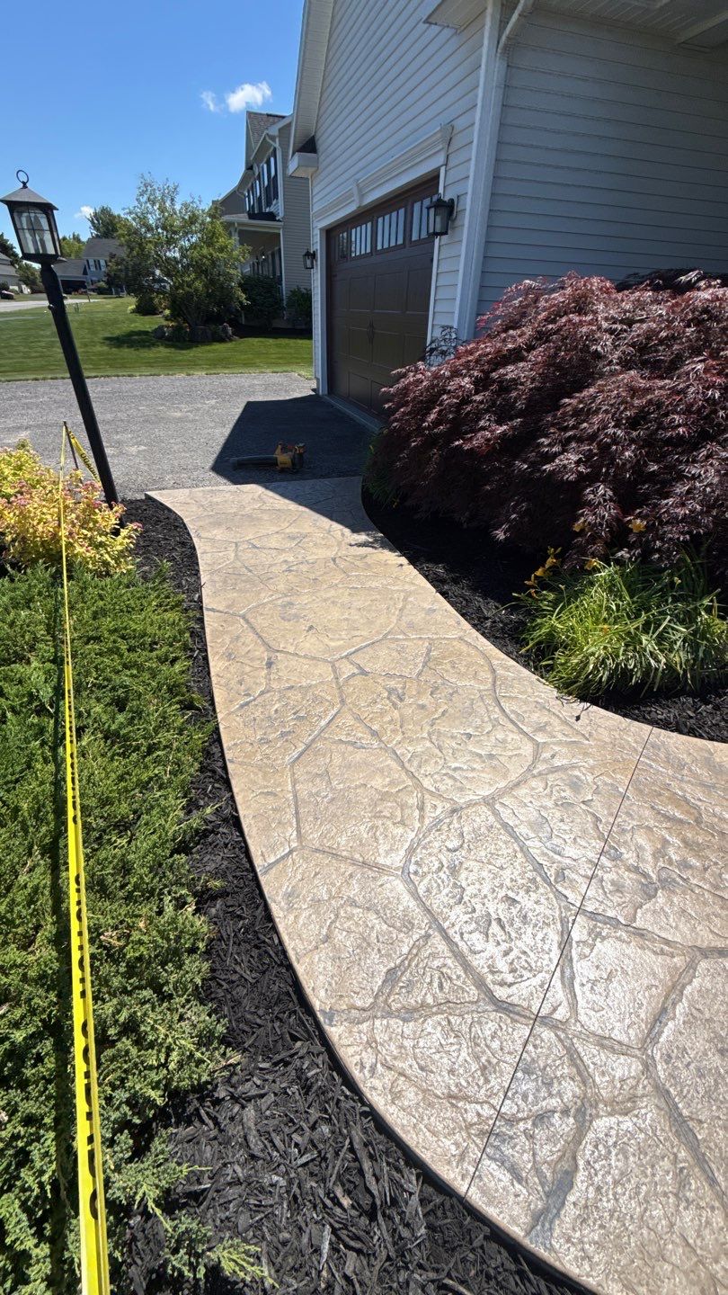Appalachian Flagstone Stamp  by NG Masonry & Construction LLC