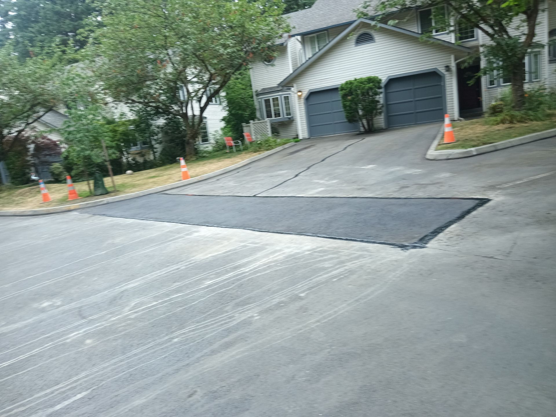 Curb Repaint | Seattle  by Jireh Asphalt & Concrete Inc 