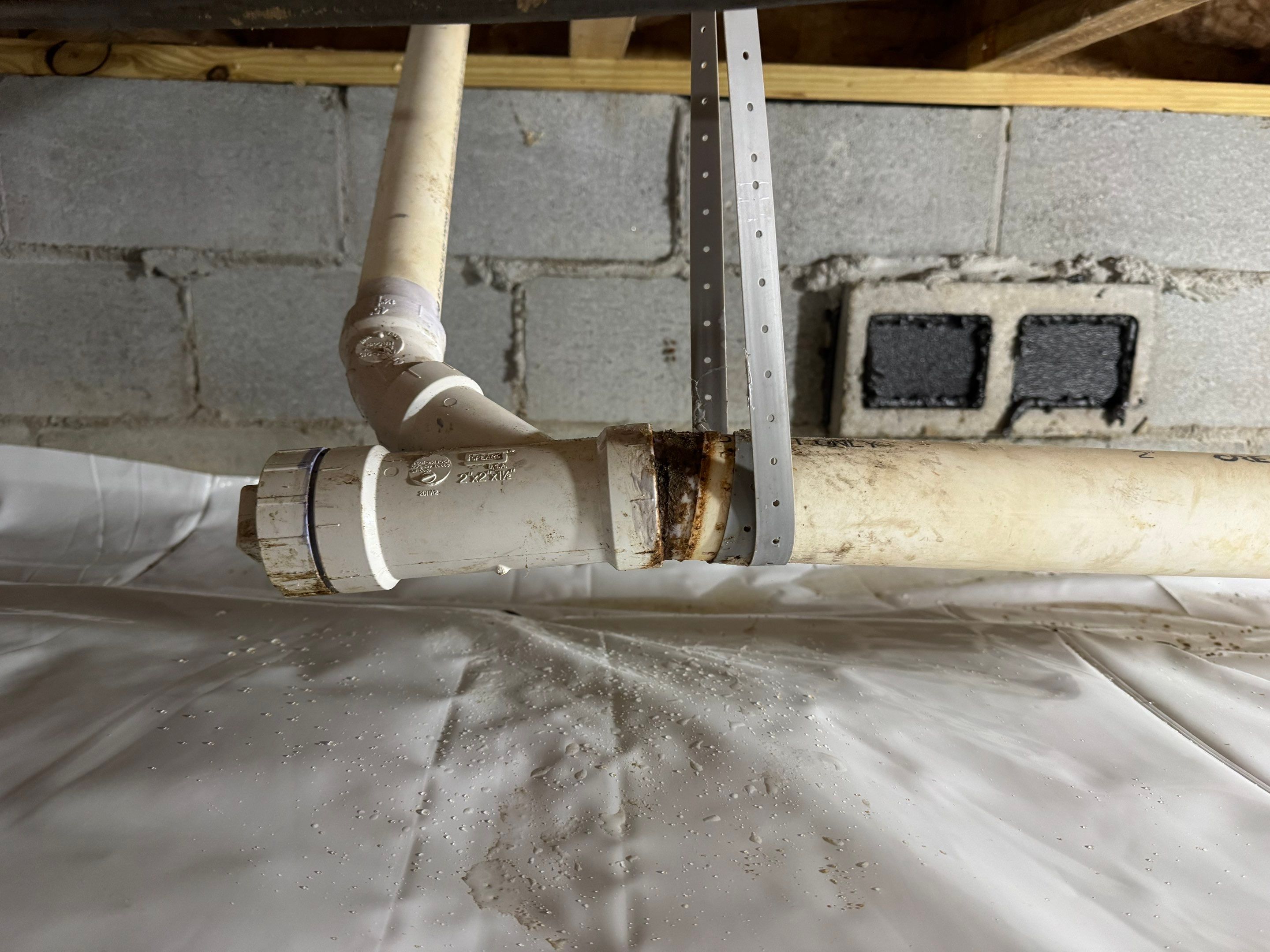 Project in Franklin by Patriot Crawl Space Repairs