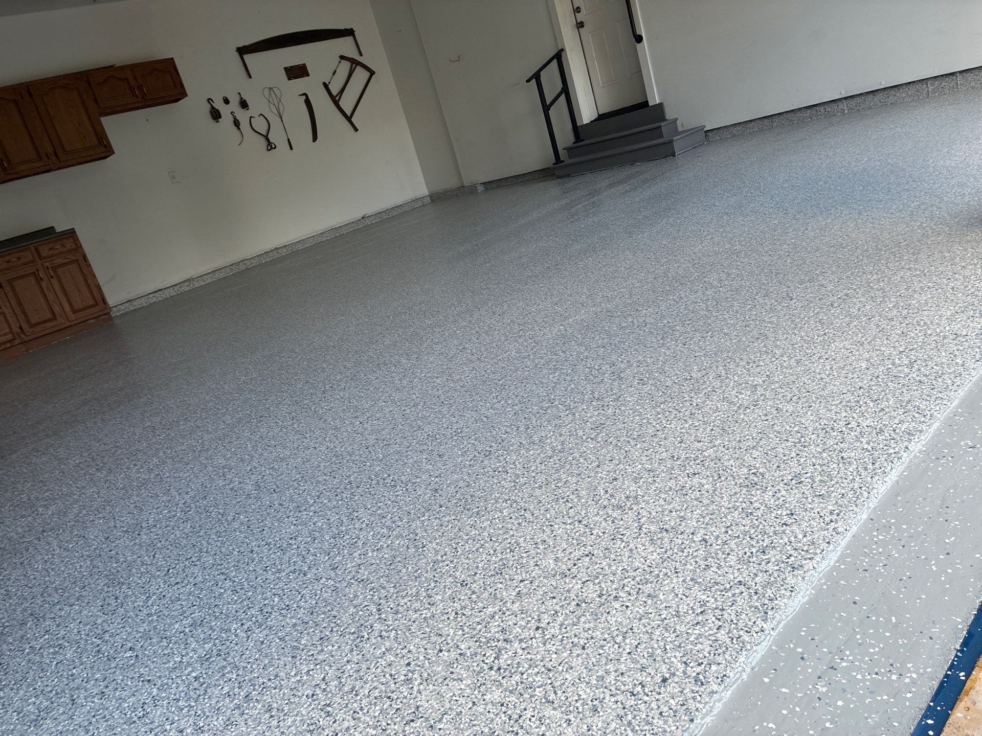Tidal Wave Concrete Floor Coating Upgrade by DiGiorgi Roofing and Siding Inc