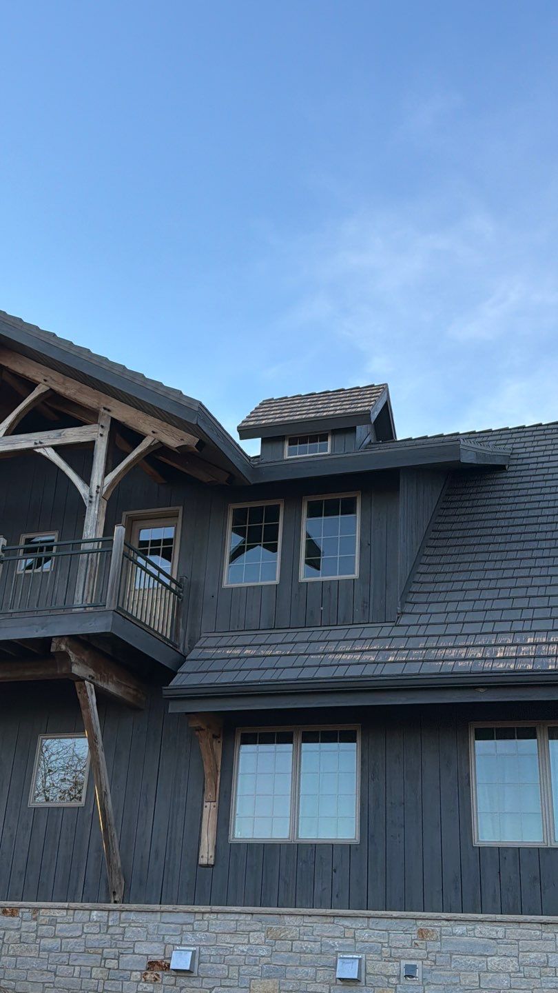 Residential Roofing Installation using Kassel Shake Beech by Nitro Roofing and Construction