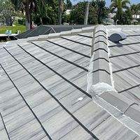 Boral Saxony 900 Slate Ash Gray  by Total Roofing System The Metal Roof Experts