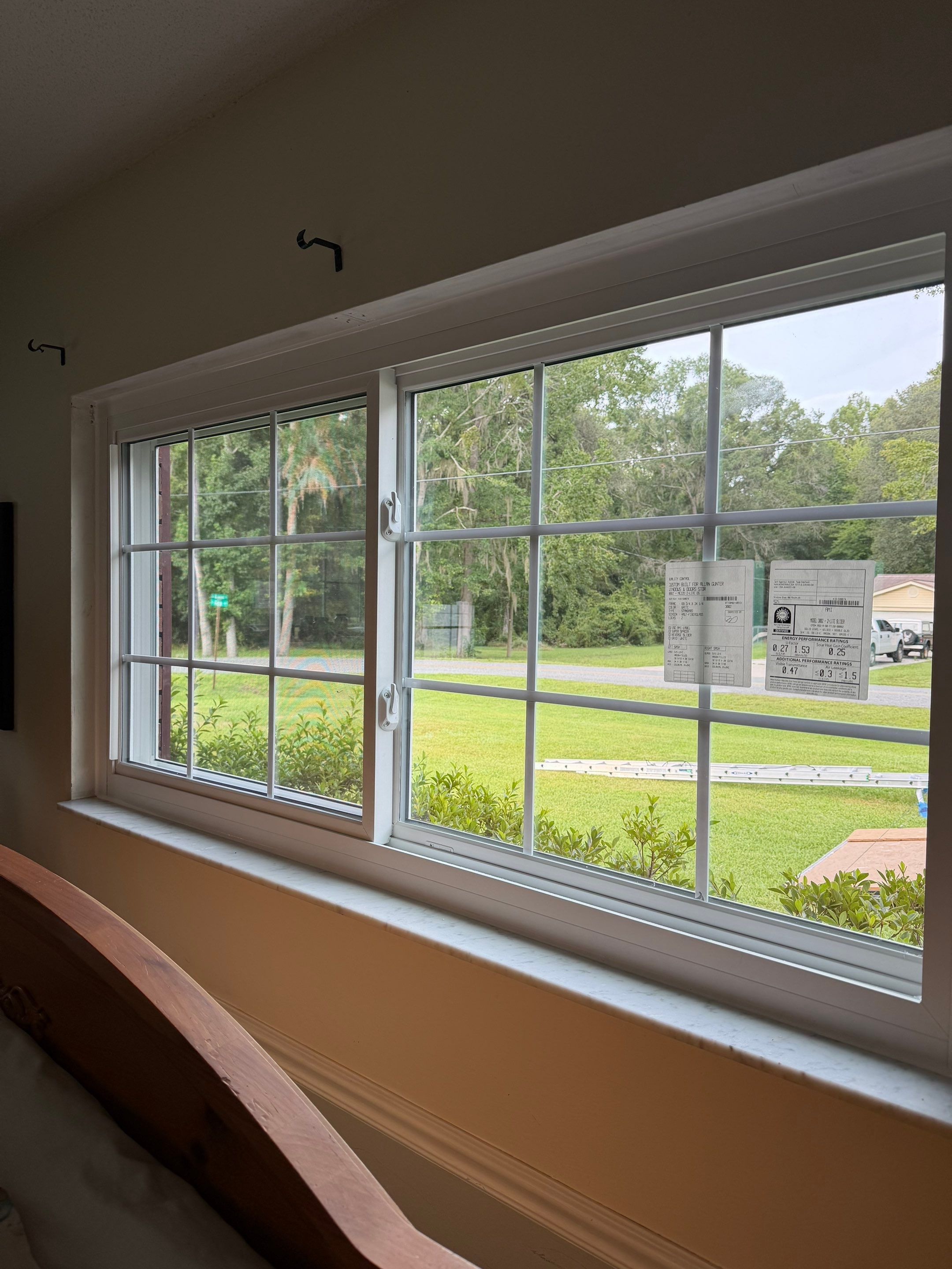 Energy-Efficient White Vinyl Window Replacement in Lake City, Florida by Windows & Doors Store