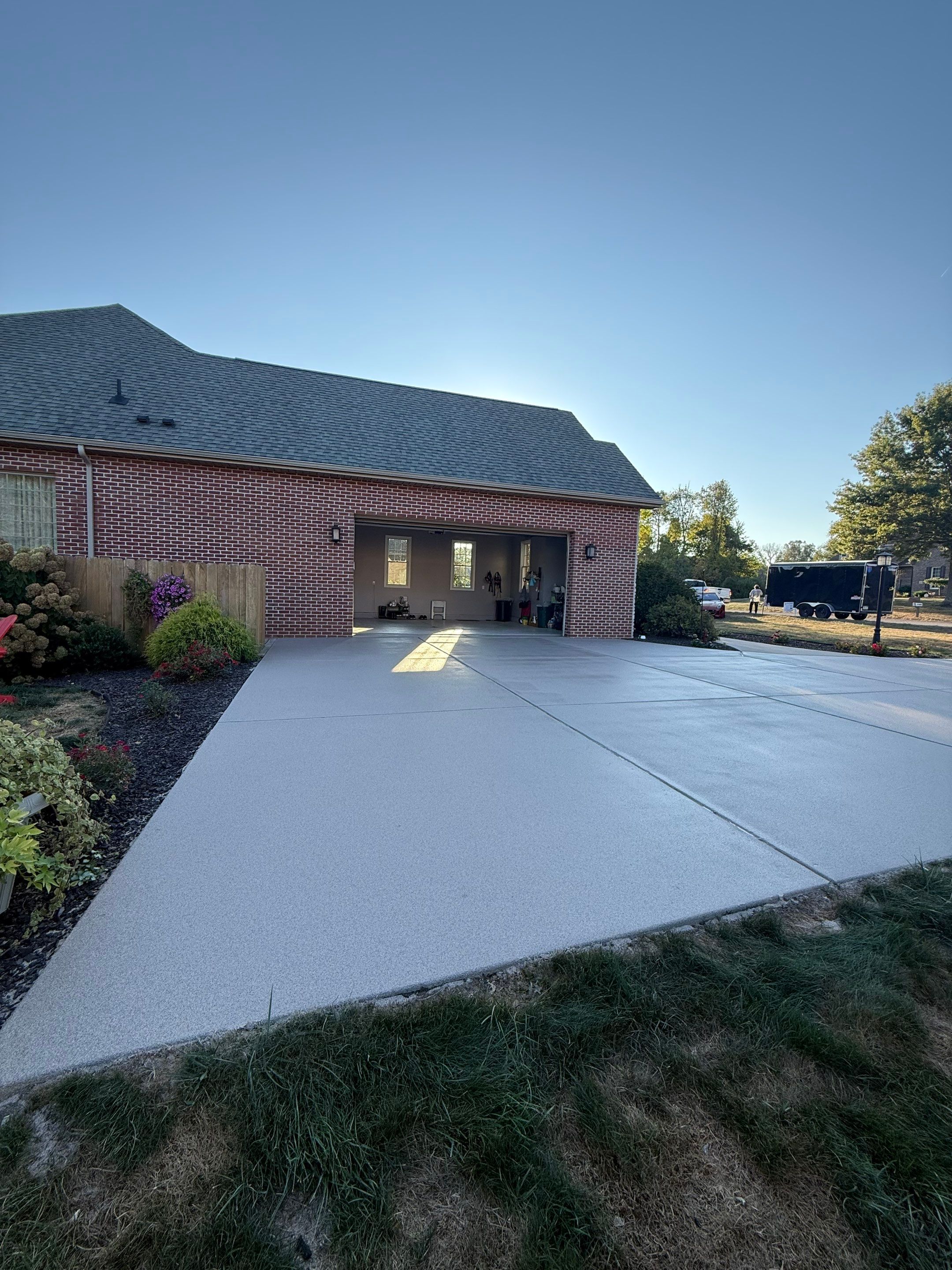 Driveway + Garage + Walkway Project in Meridian by Floors in a Day, Inc