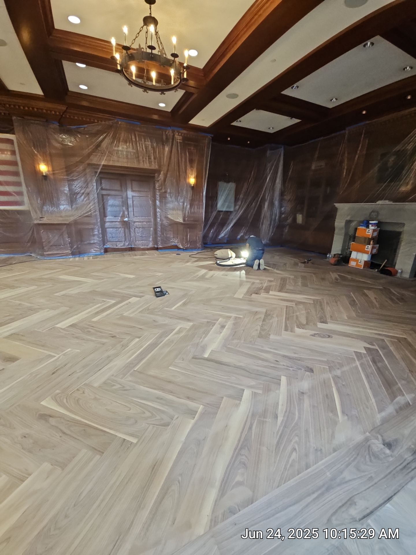Patriotic Boys' School Refinish  by Footprints Floors of Nashville