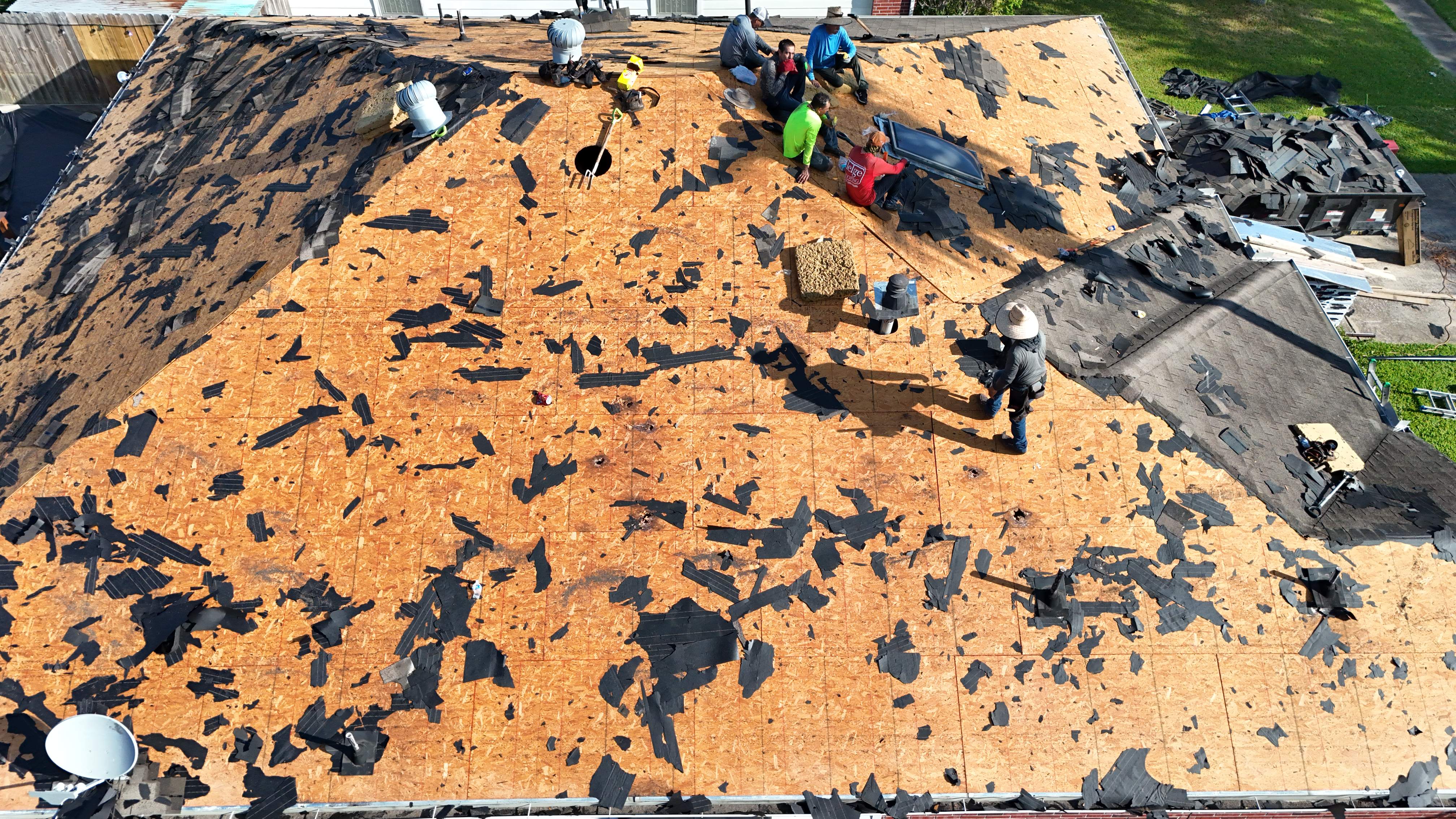 Roof Replacement with Skylights — Channelview, TX by PL Roofing & SB Roofing, LLC.