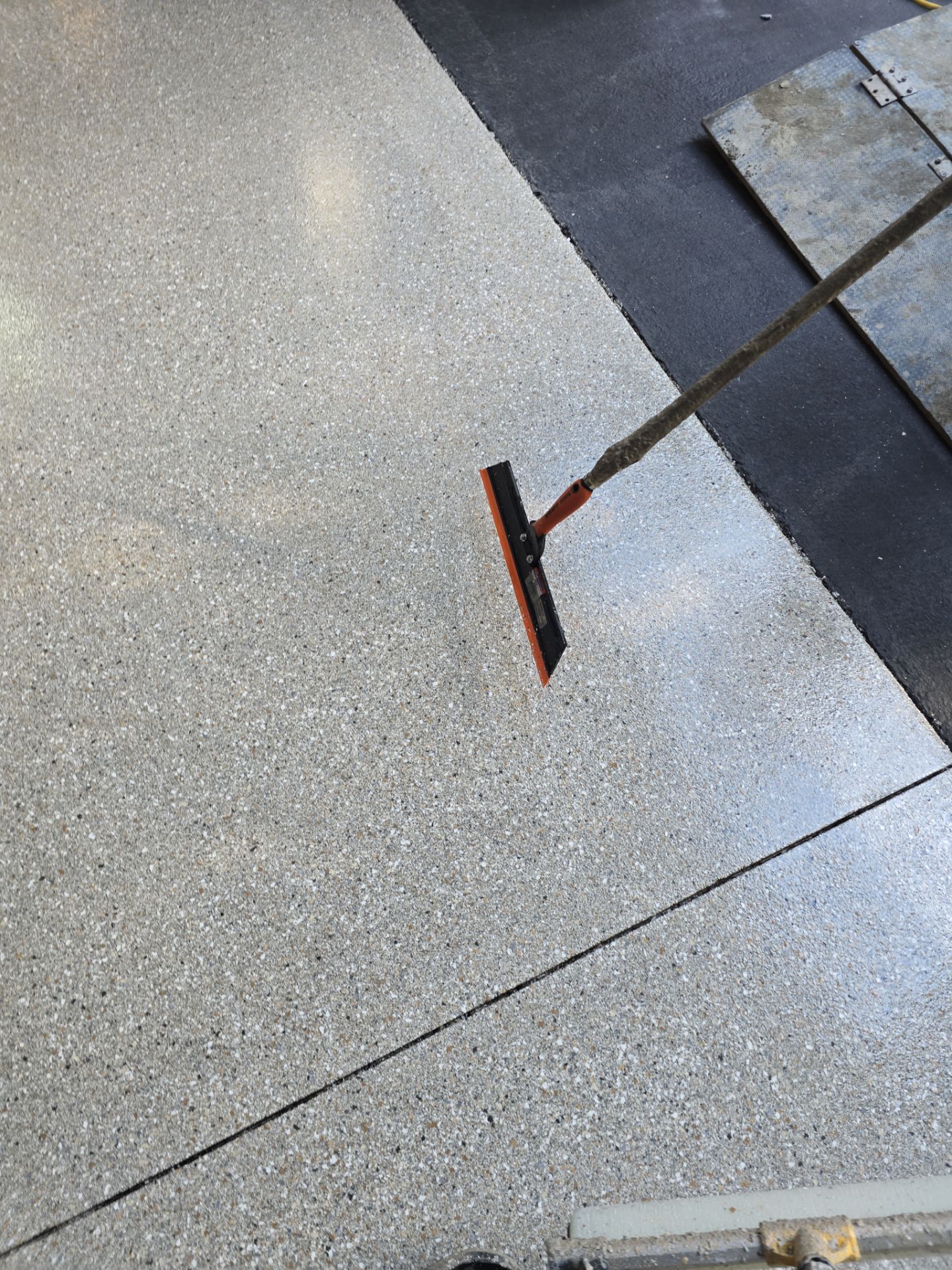 Detached Garage Floor Transformation With Penntek Polyaspartic Coating In Hayden by Croc Coatings, LLC