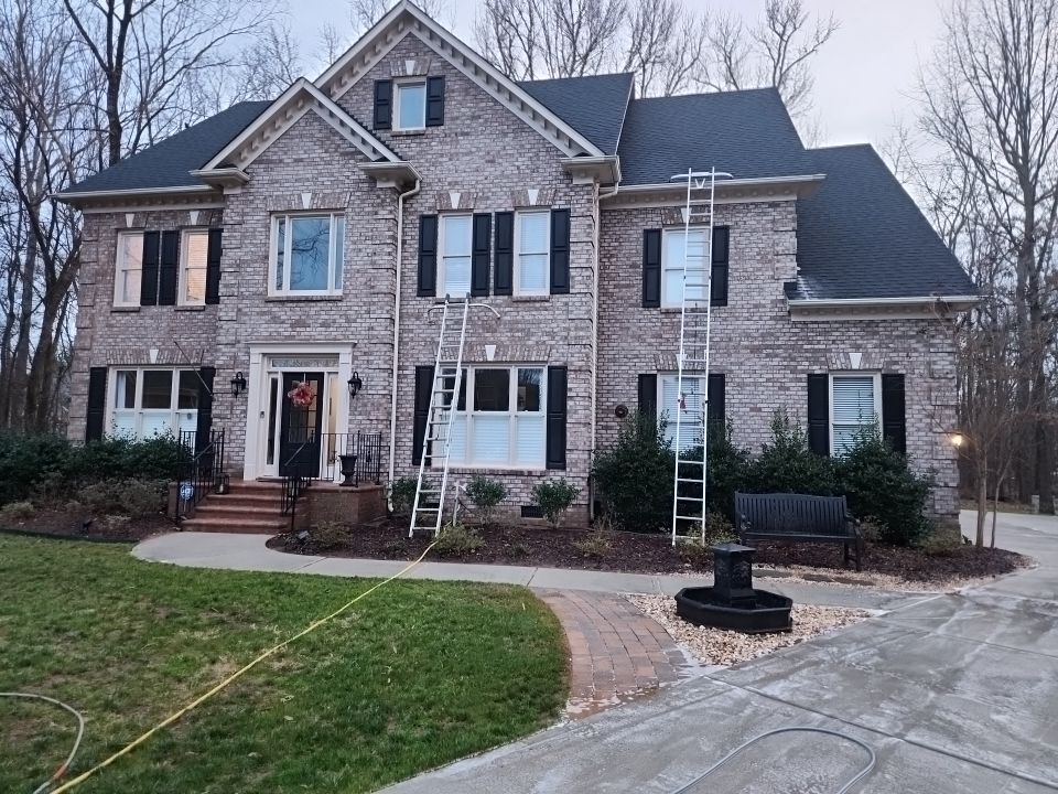 House Wash using cleaner by G&H Home Tech Pros LLC