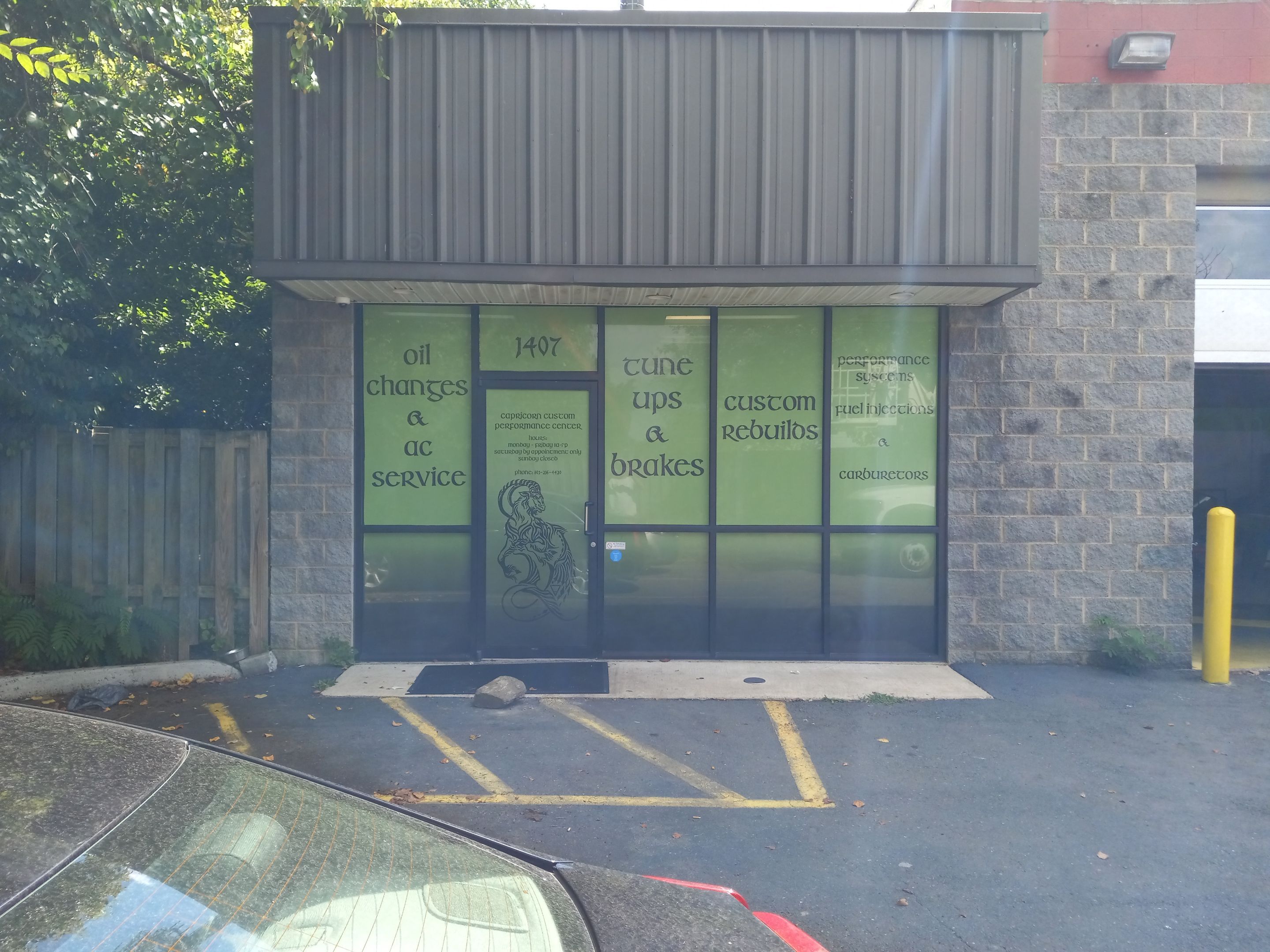 Capricorn Custom Peformance Center by Carolina Signs and Wonders