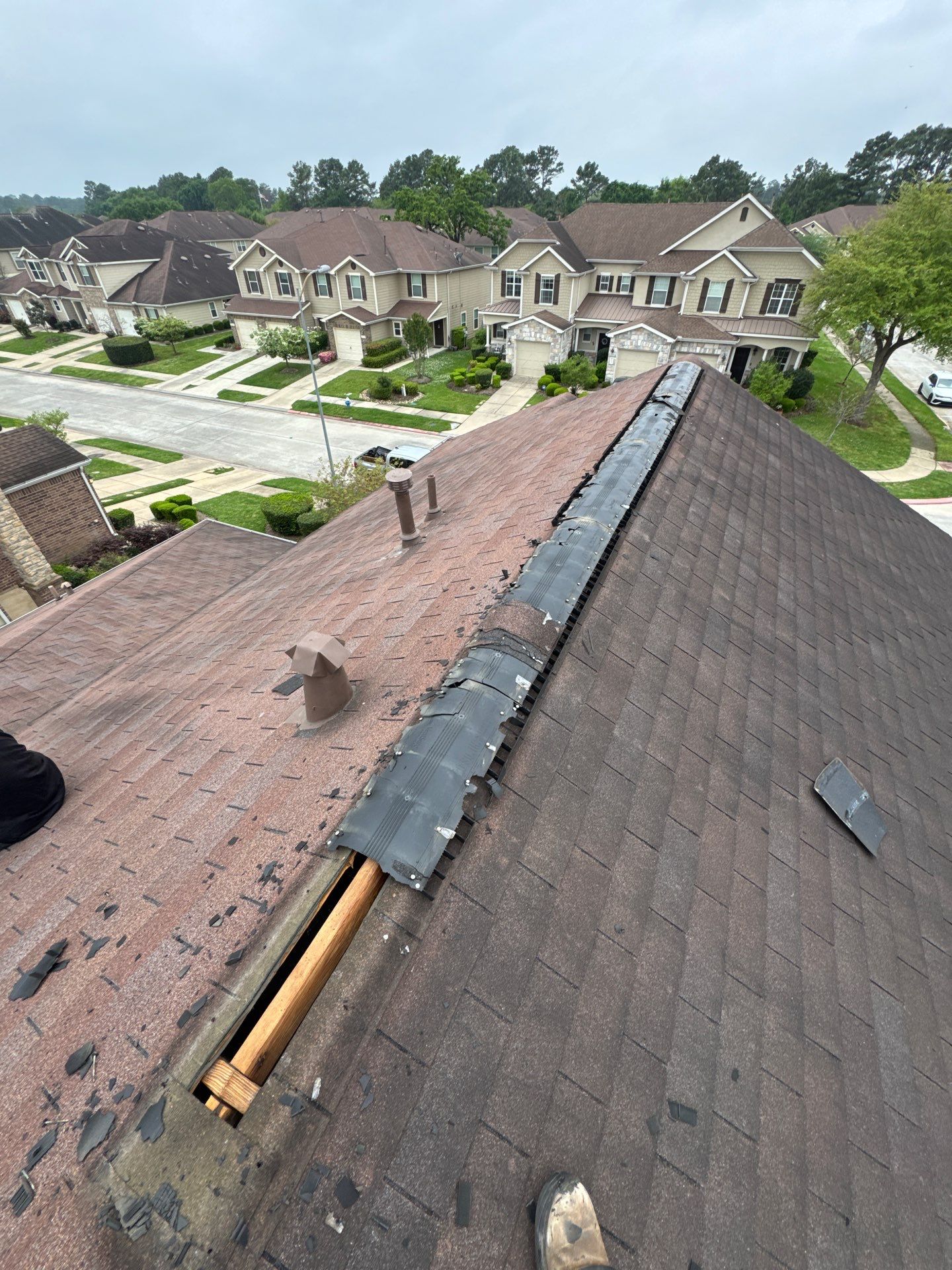 Roof Repairs Project in Tomball, TX by Proud Roofing