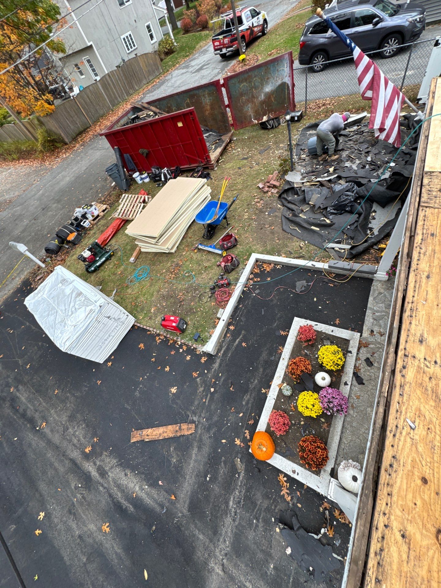 Westford EPDM Flat Roof with Gutter & Soffit/Fascia Replacement by Mighty Dog Roofing of Greater Middlesex County