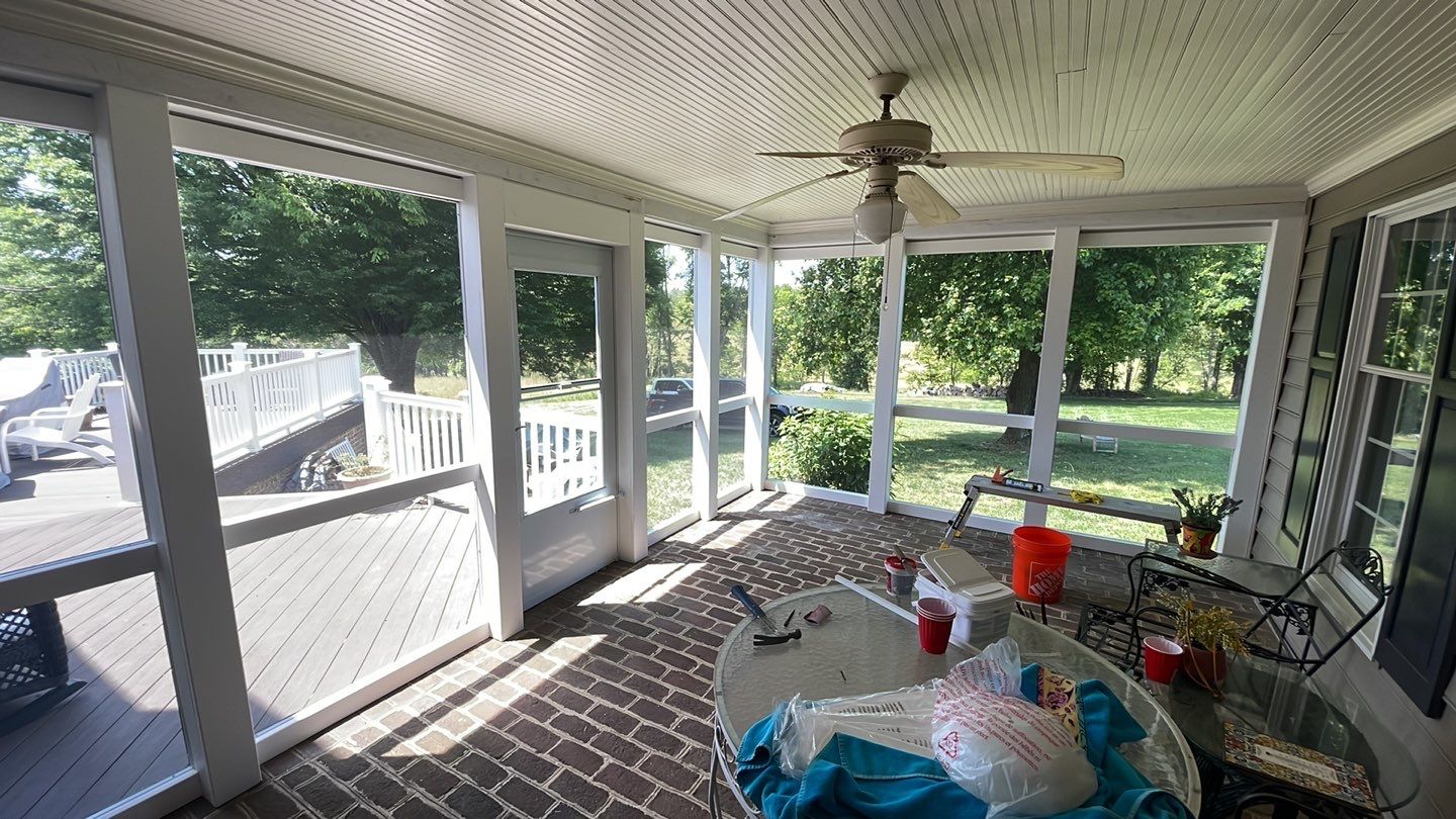 Screen Porch Renovation - Fallston MD by HomeWerkes Design & Build