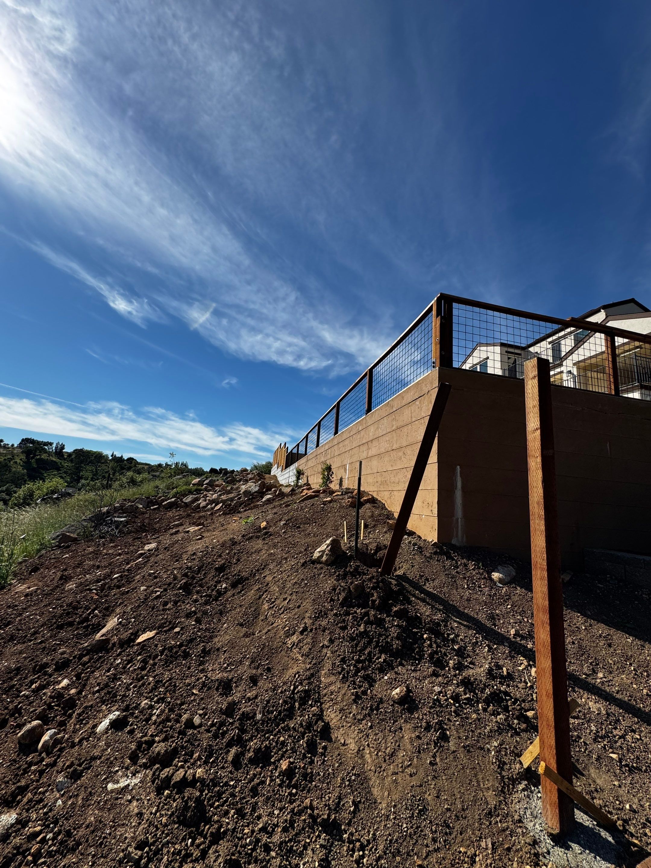 Retaining wall by JRS Construction