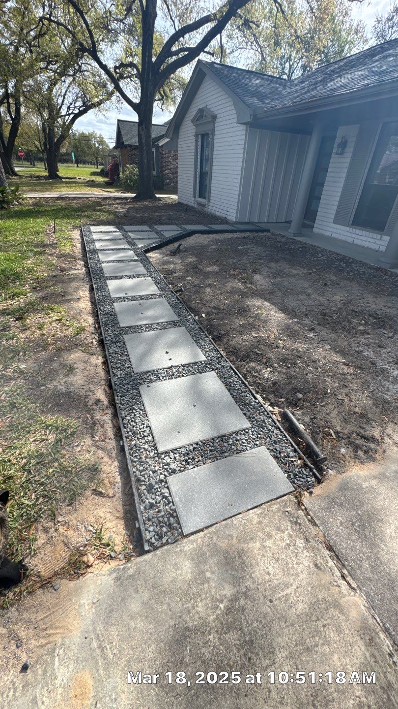 🌿 Jackie’s Outdoor Transformation — Drainage, Flagstone & Full Restoration by Texas Urban Elements