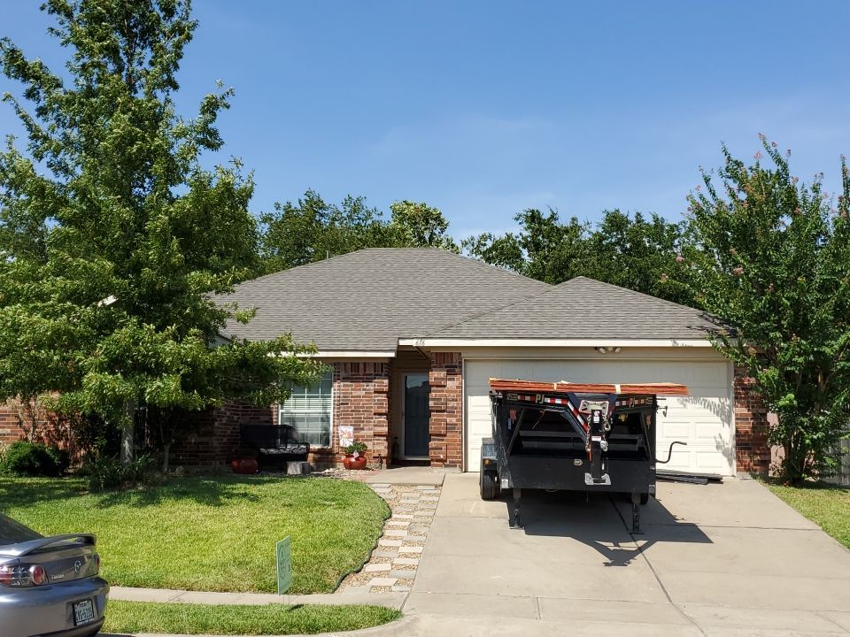 Residential Roofing Installation using Roofing Shingles by Harvey Roofing & Construction