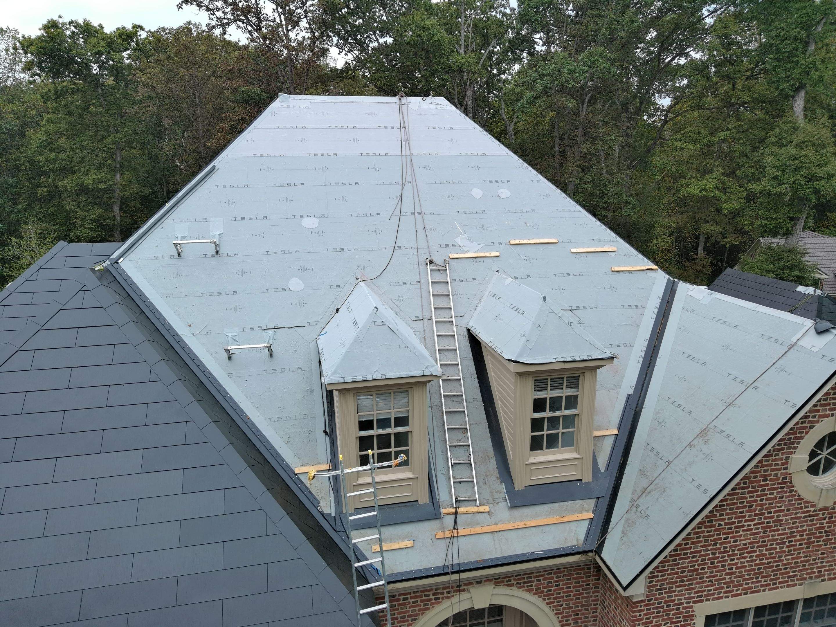 Extravagant Tesla Solar Roof in Maryland by American Home Contractors