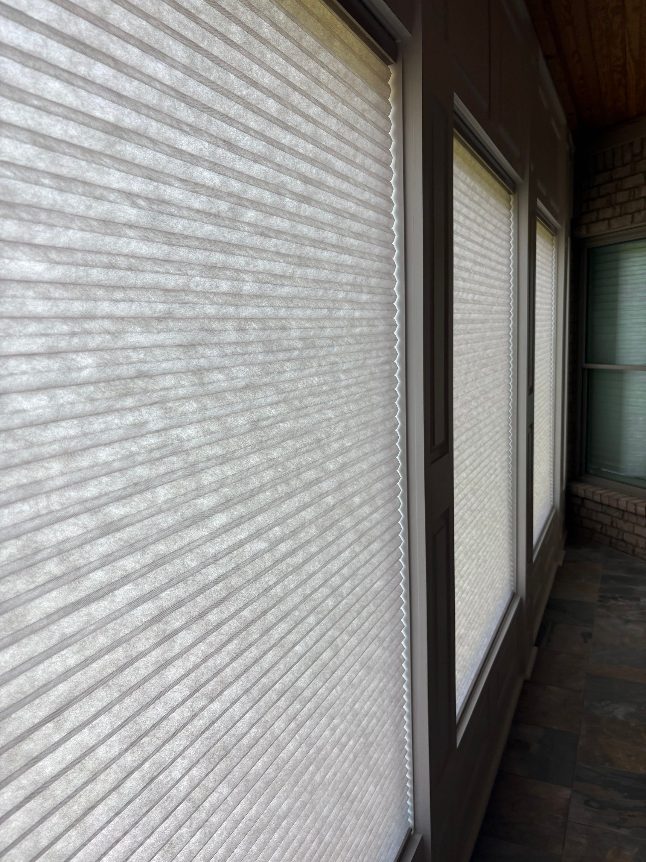 Sunroom Honeycomb Project in Huntsville by Blinds and Borders