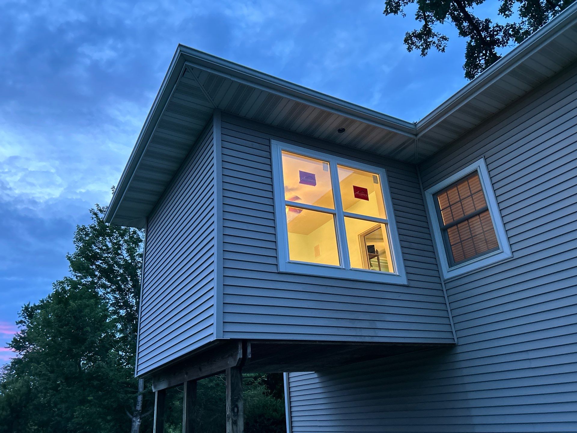 Replacing Old Windows with Hawthorn Vinyl Windows by United Windows and Siding LLC