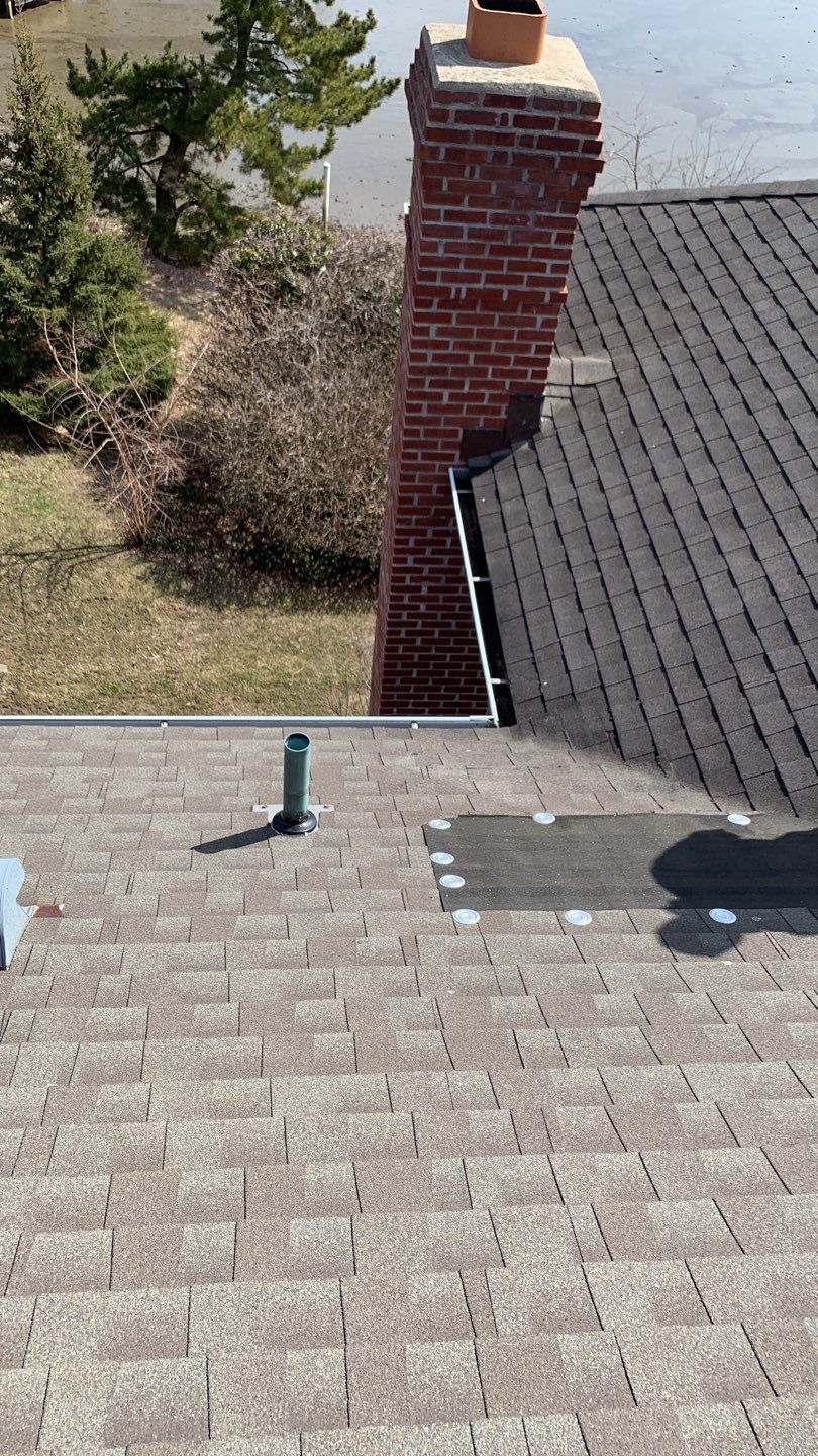 Residential Roofing Installation using Owens Corning Duration Slatestone Gray by A Plus Exterior