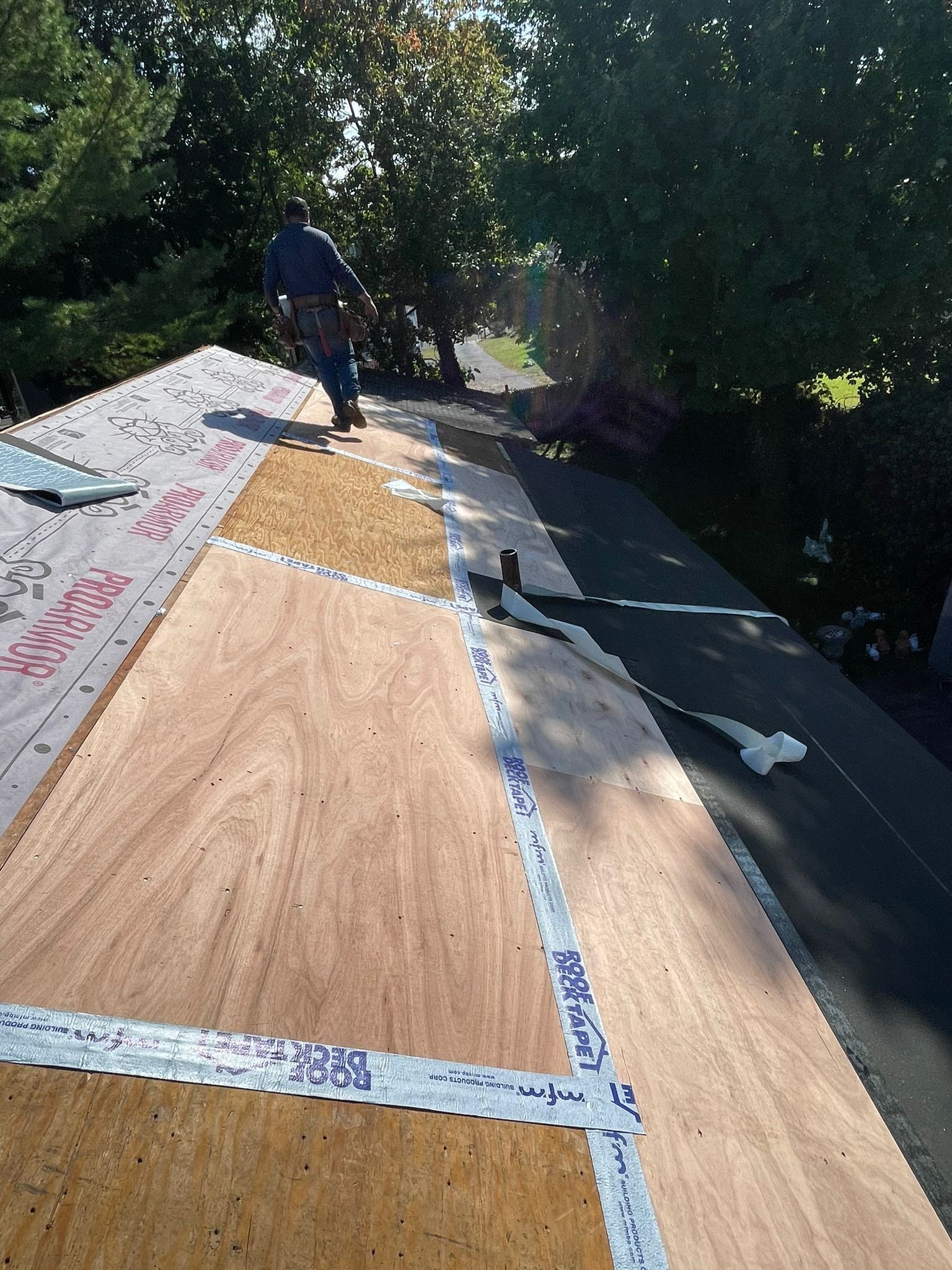 Residential Roofing Installation using Owens Corning TruDefinition Duration - Estate Gray by A Plus Exterior