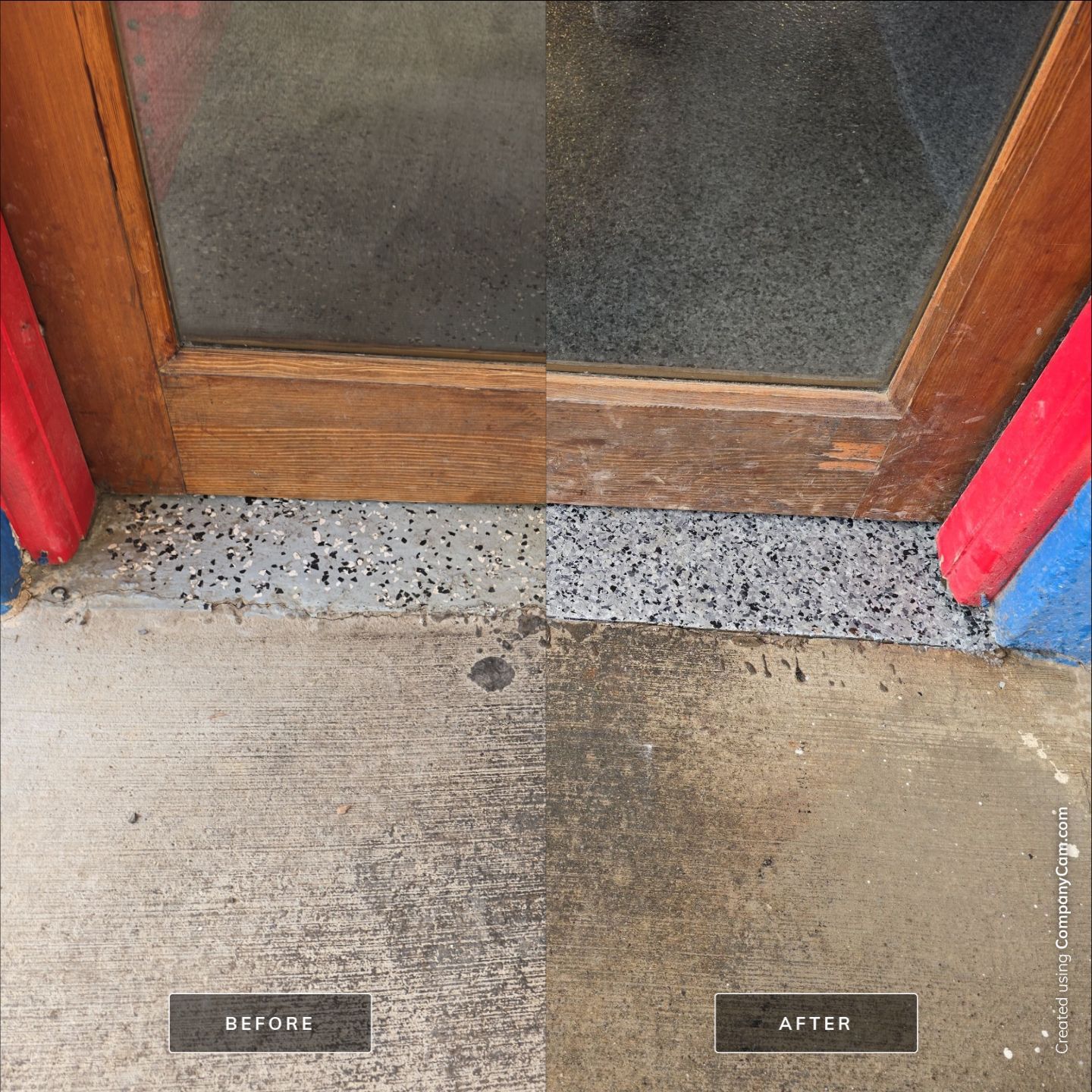 Check it out! Steelwheel Corner gets a new floor! by Elite Floor Solutions