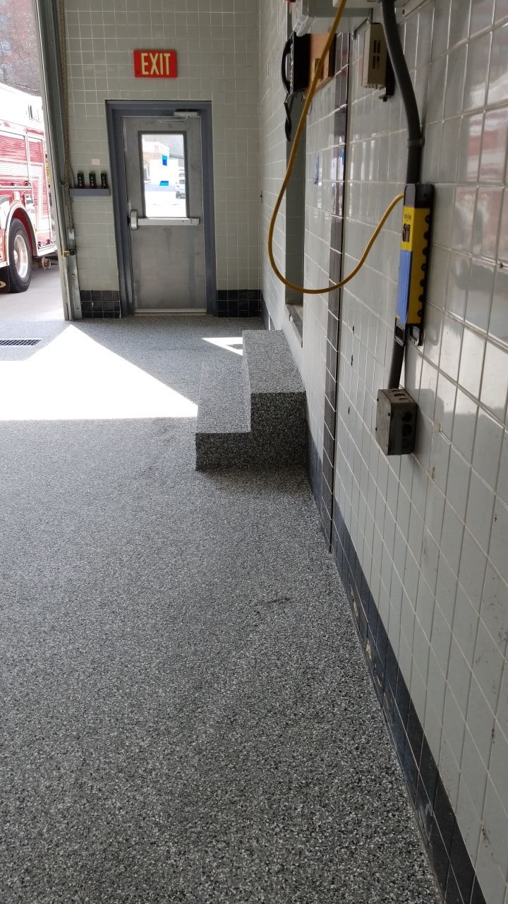 Dover Firehouse with their new Smoke Floor! by Spectrum Painting, LLC