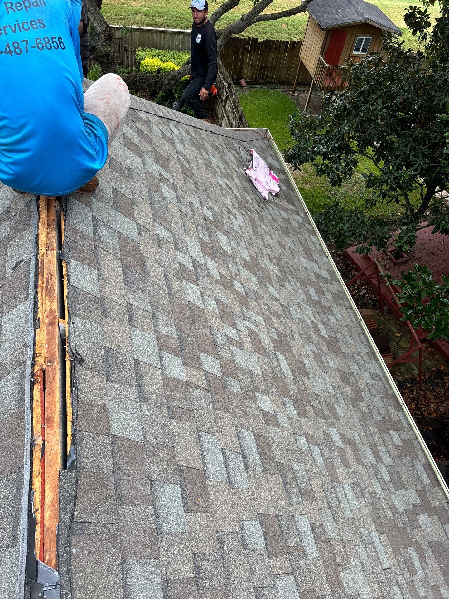 Residential Roofing Installation using Owen's Corning Duration (Lifetime) Shingles by Roof Repair Company