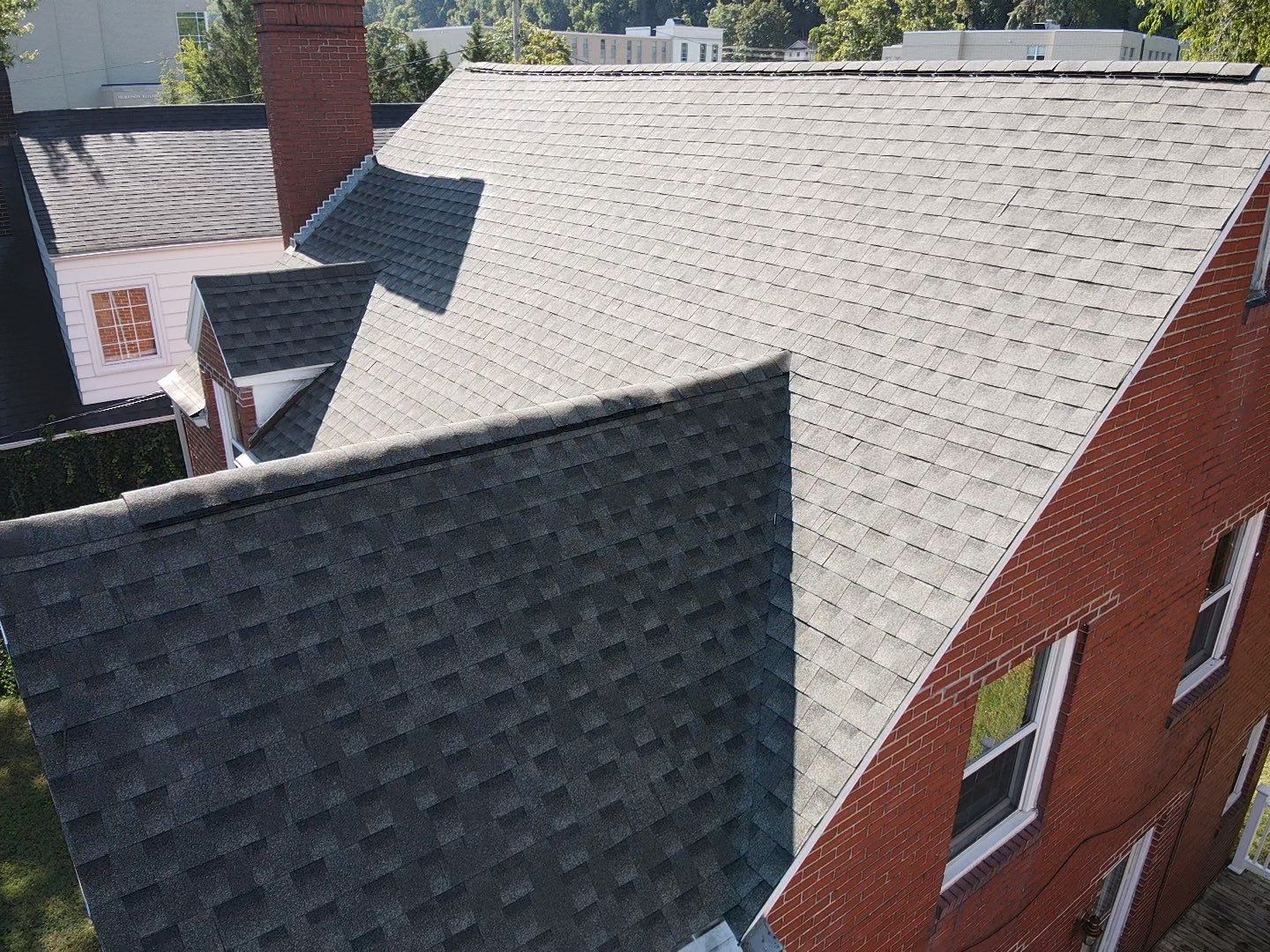 Residential Roofing Installation using GAF Timberline HDZ Weathered Wood by Rainstoppers Roofing