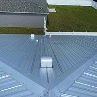 26ga 5V Crimp Mill Finish by Total Roofing System The Metal Roof Experts