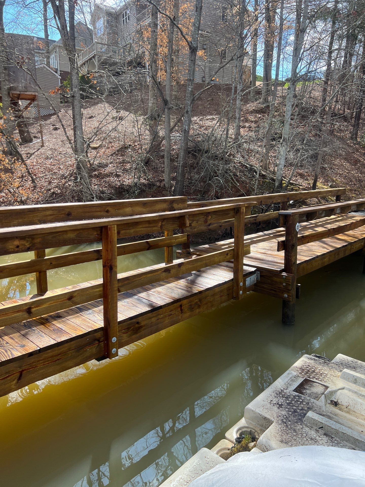 coated dock using Wood Sealant by DuraSeal